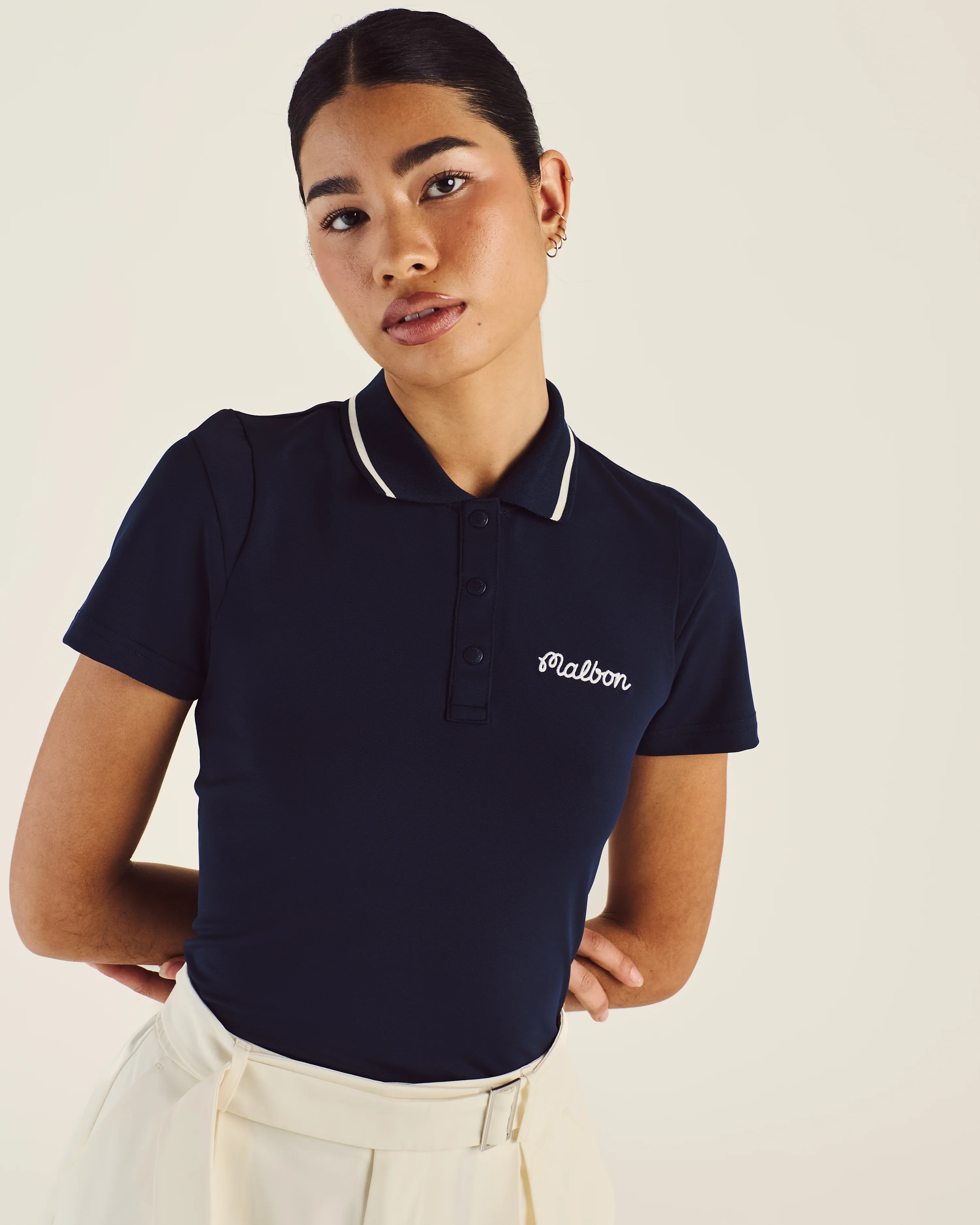 Malbon Paloma Polo - Navy