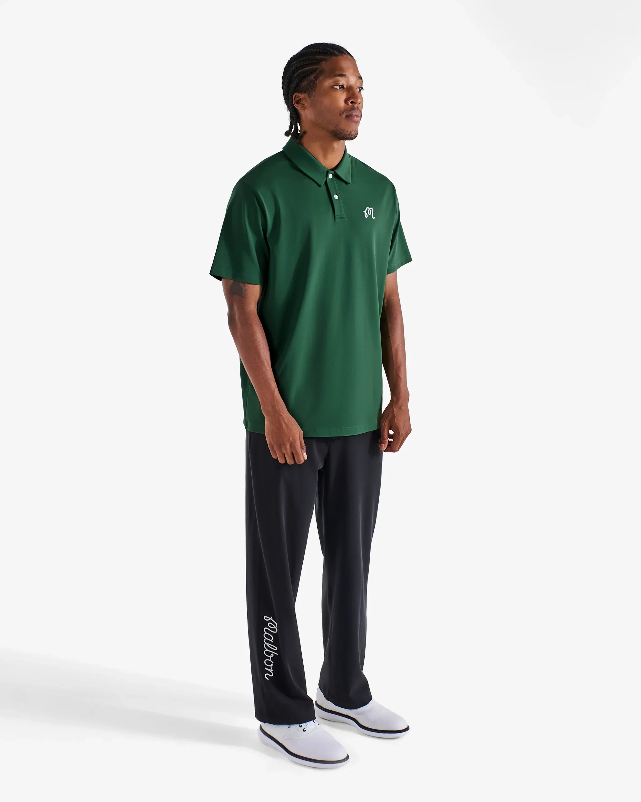 Malbon Fairway Polo - forest - Image 4