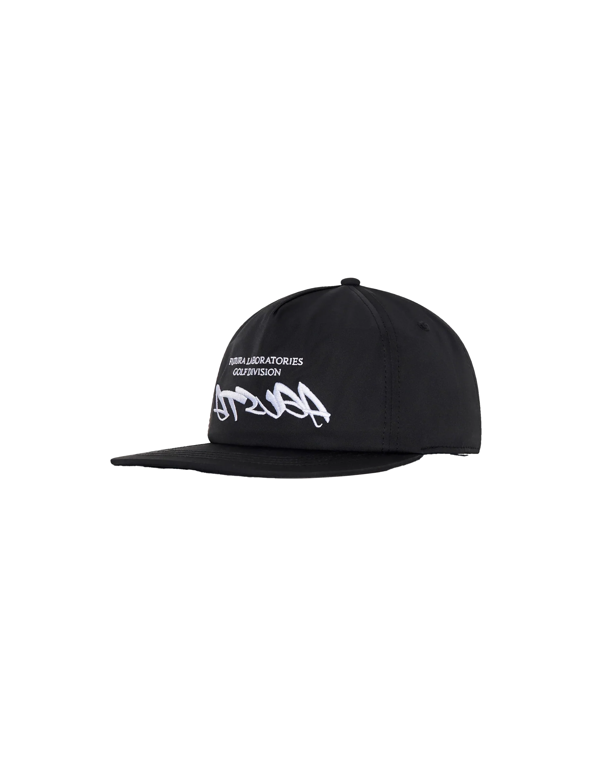 Malbon Futura Atsuga Poly 5 Panel Cap - Black - Image 4