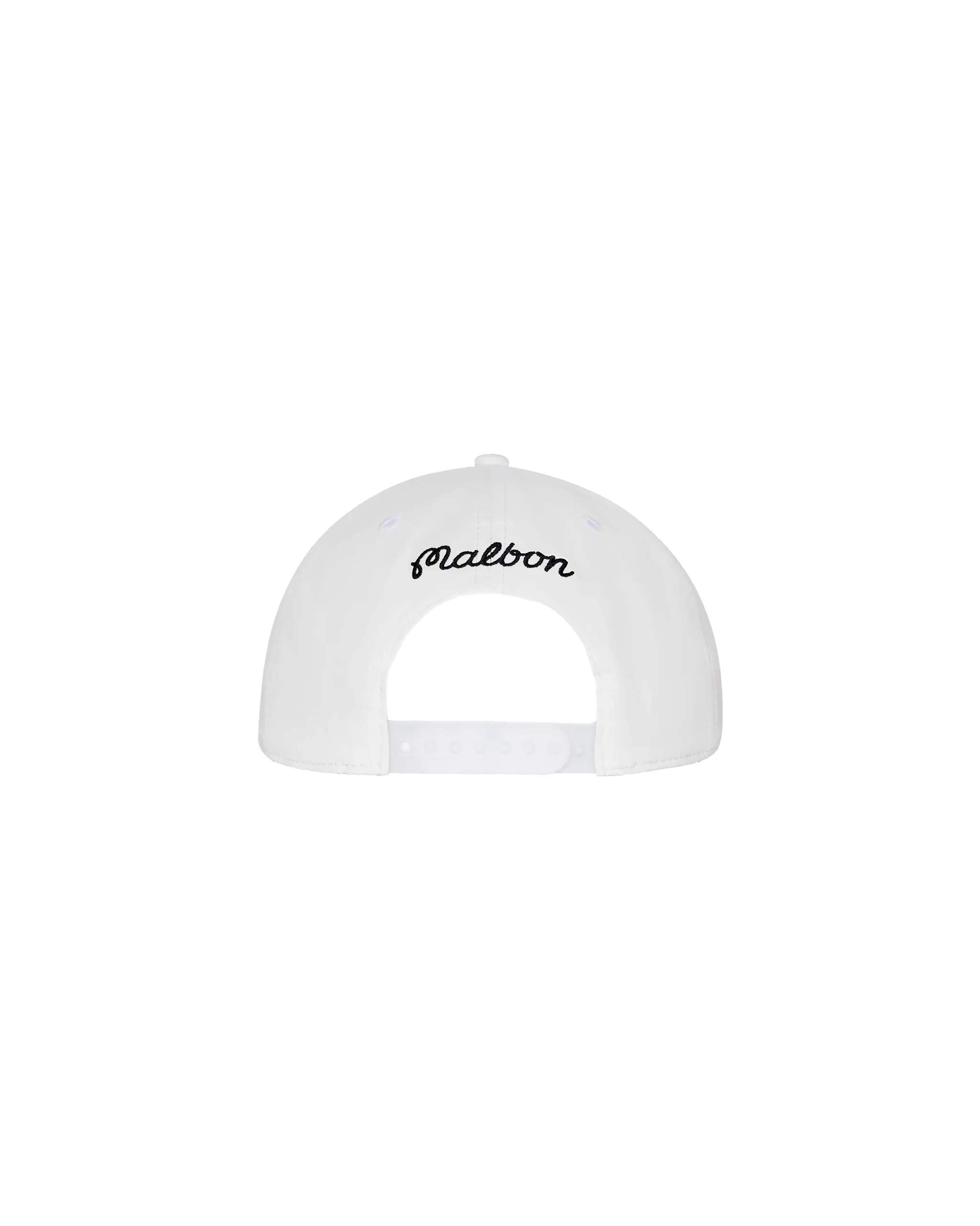 Malbon Futura Atsuga Poly 5 Panel Cap - White - Image 2
