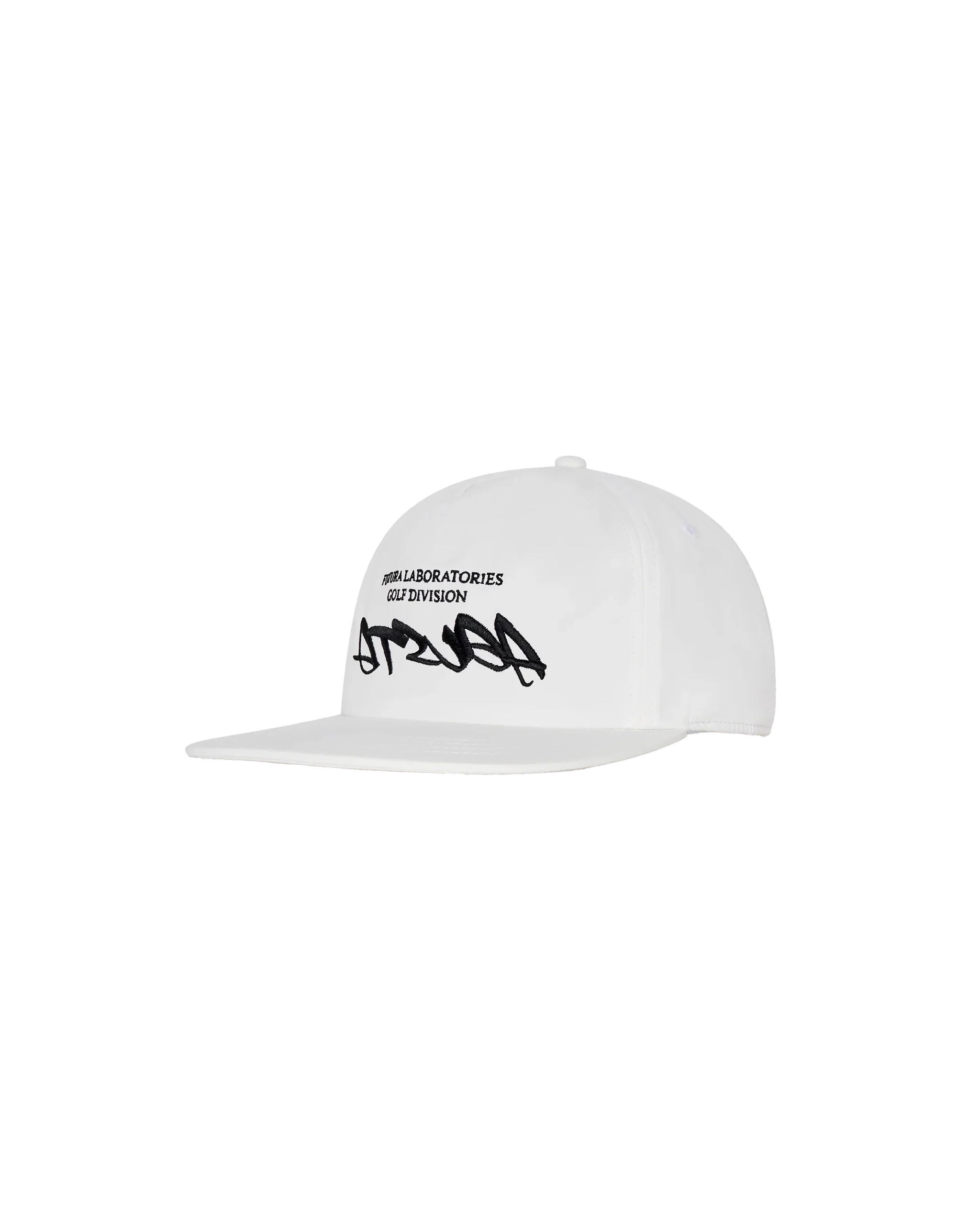 Malbon Futura Atsuga Poly 5 Panel Cap - White - Image 4