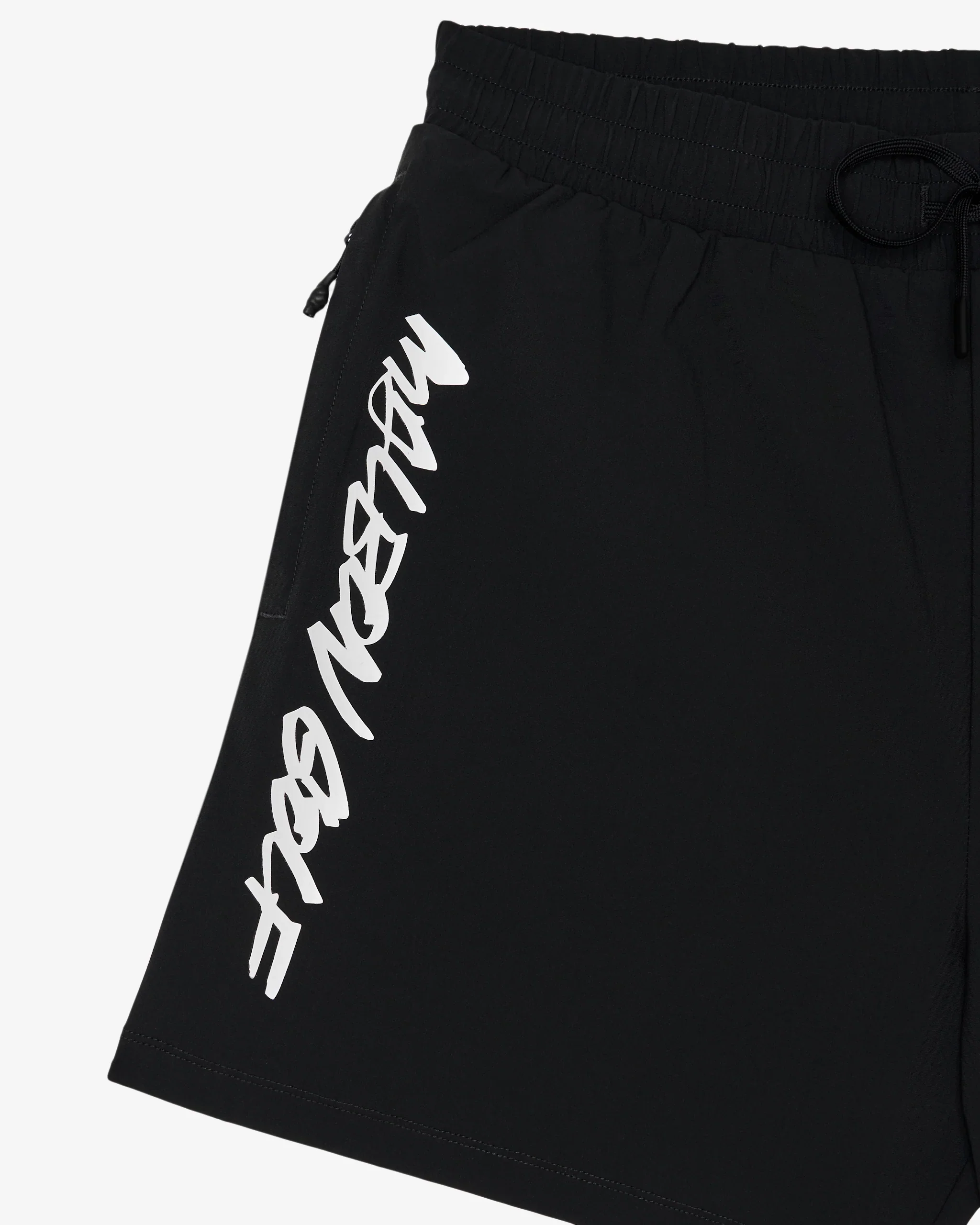 Malbon Futura Tag Tech Short - Black - Image 5