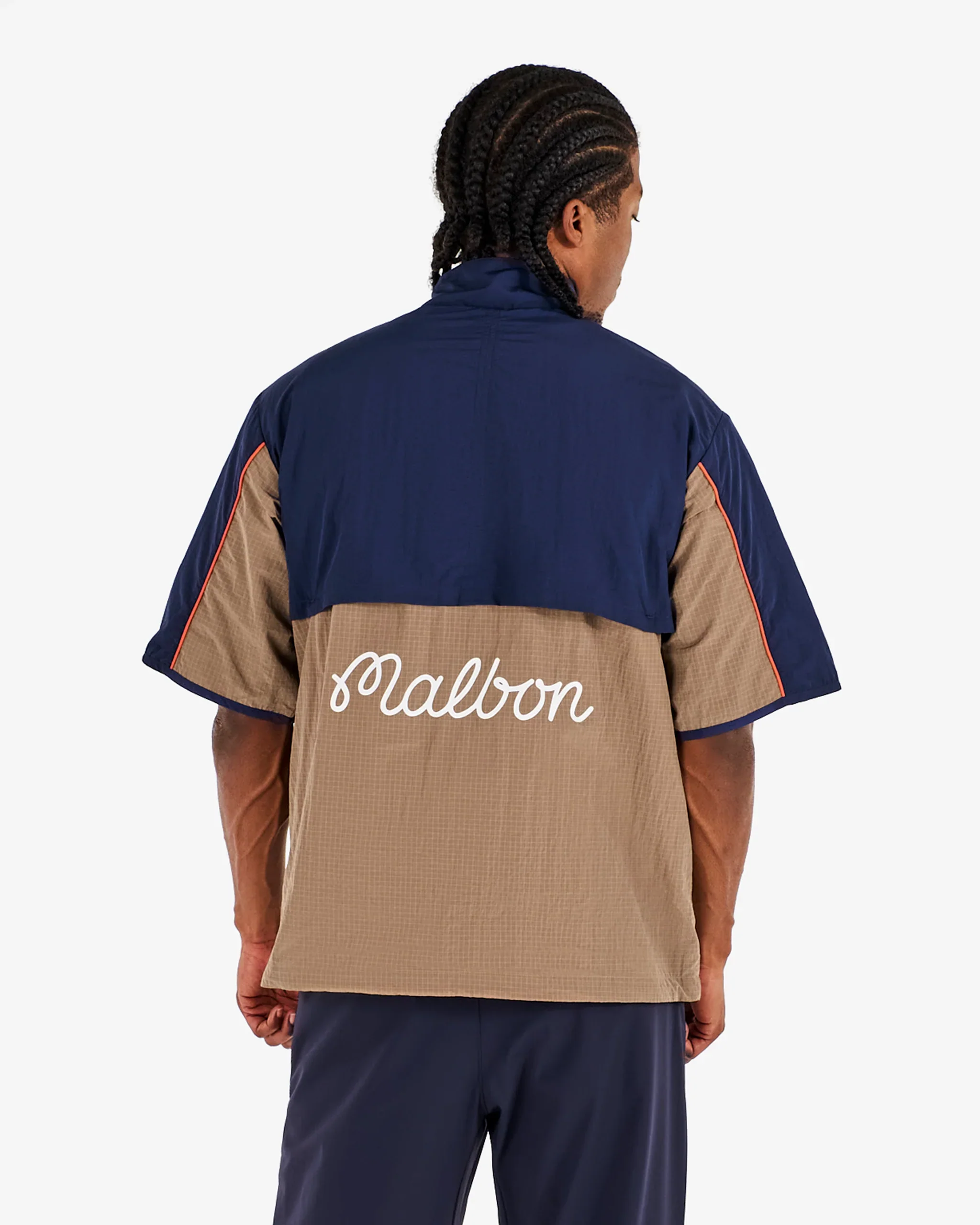 Malbon Golf Torrey Pines Windshirt - Navy - Image 4