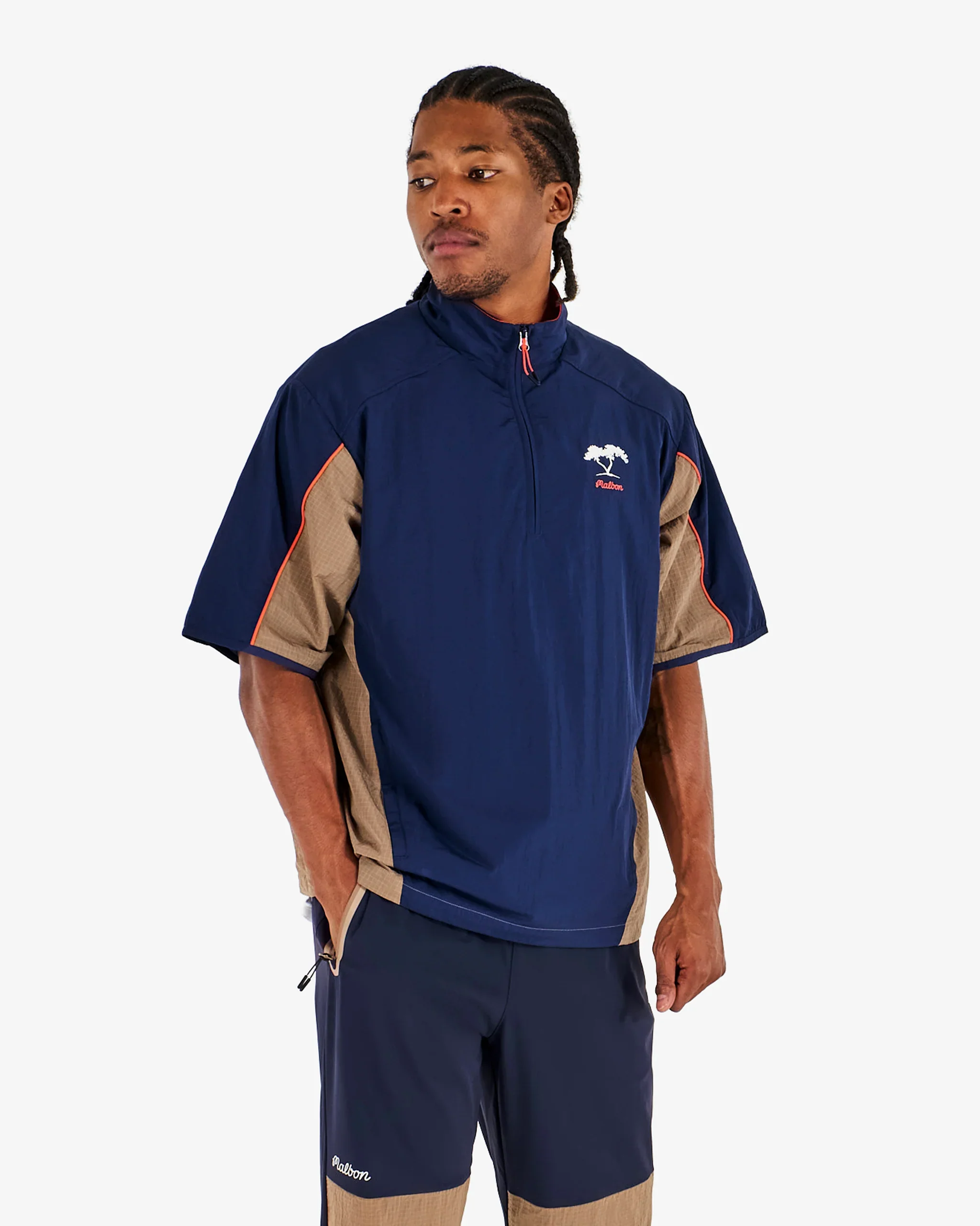 Malbon Golf Torrey Pines Windshirt - Navy - Image 5