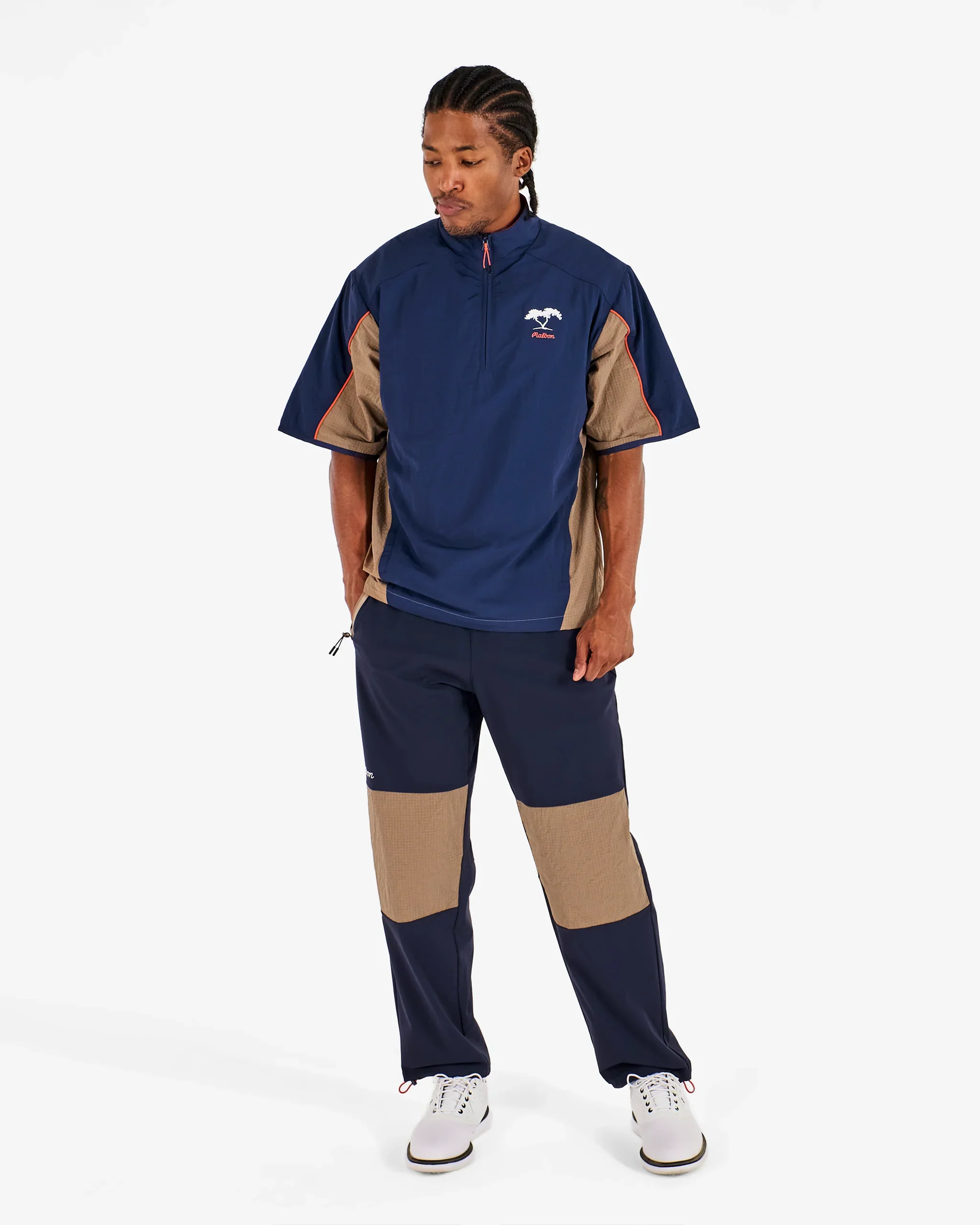 Malbon Golf Torrey Pines Windshirt - Navy - Image 6
