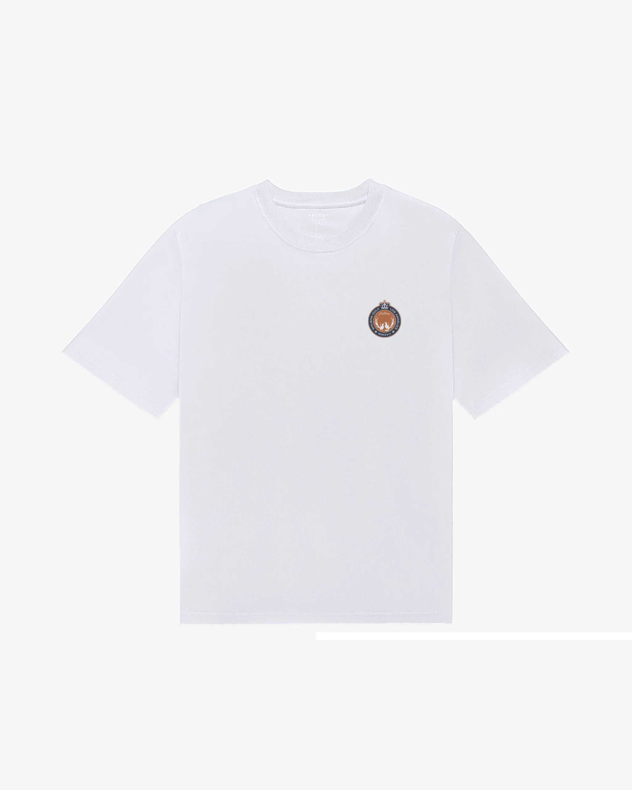 Malbon Golf Bermuda Maxwell Tee - White - Image 4