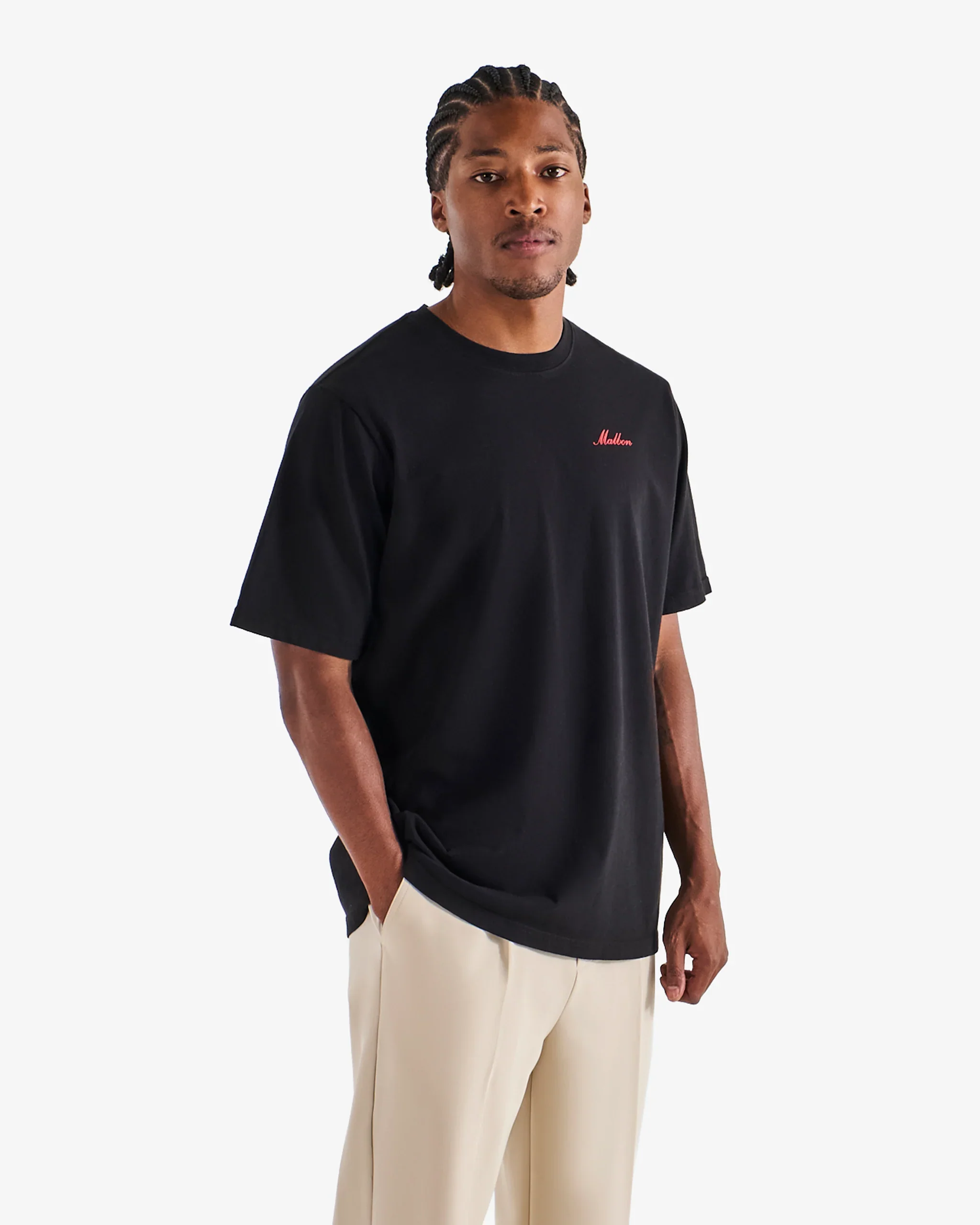 Malbon Golf Bermuda Members Tee - Black - Image 4