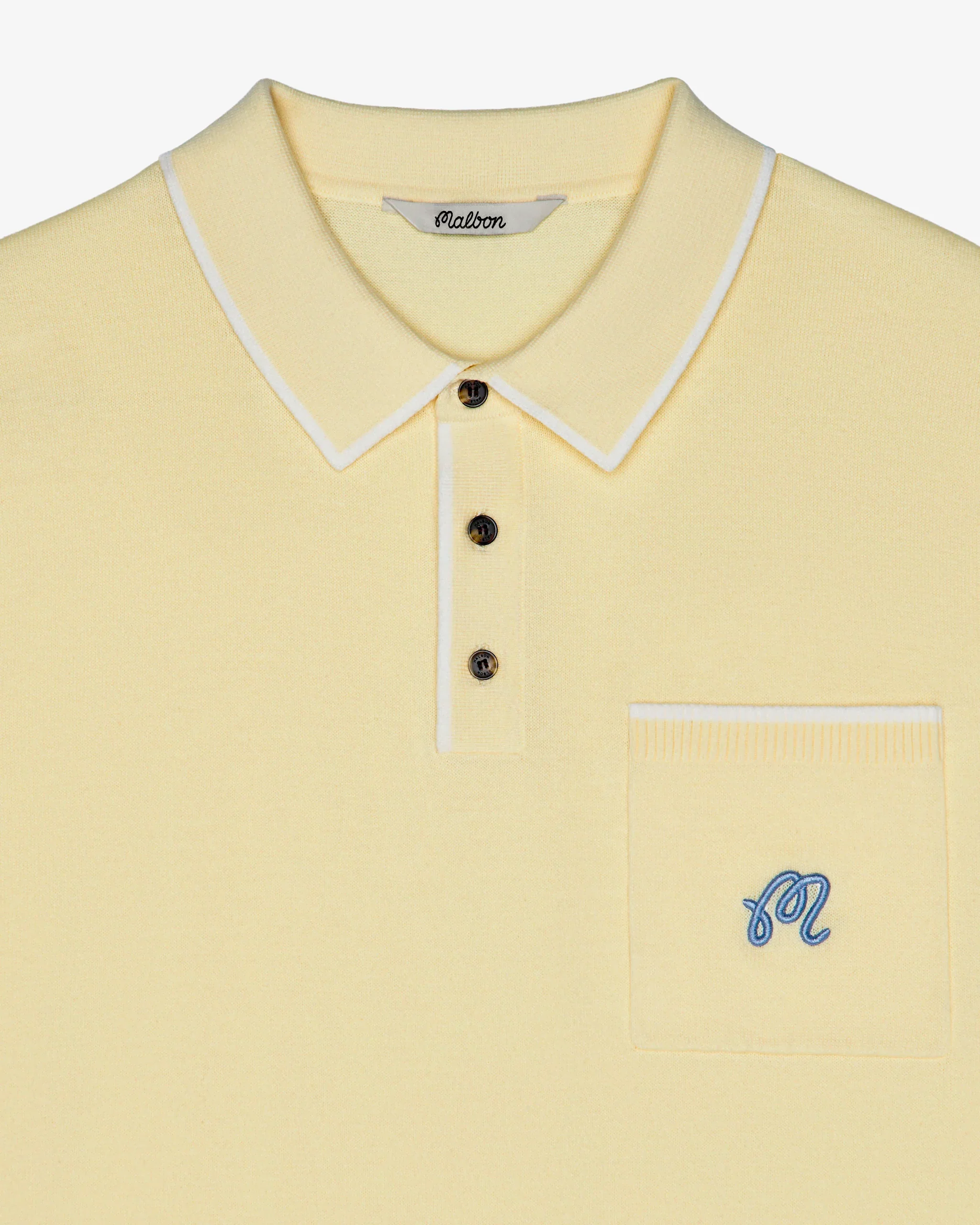 Malbon Golf Birds Of Georgia - Blue Jay Knit Polo - Image 8