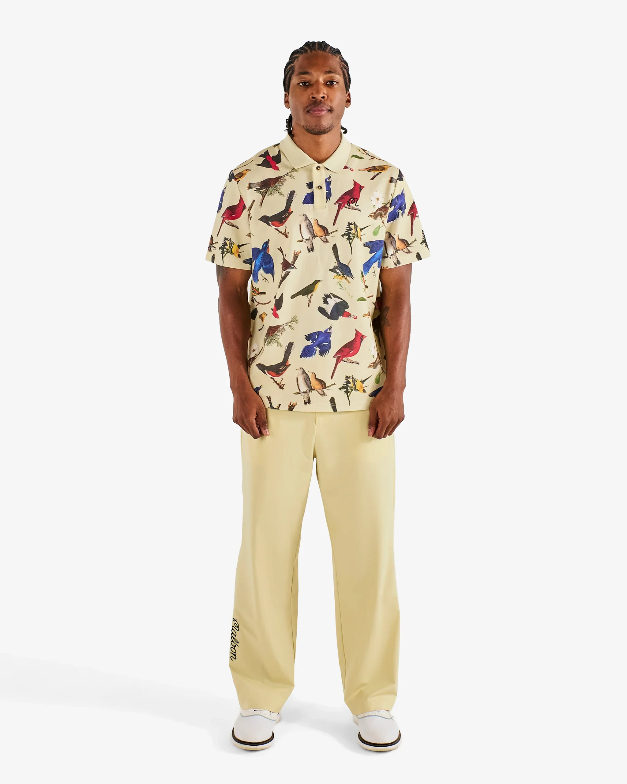 Malbon Golf Birds Of Georgia - Magnolia Pants - Aloe Wash - Image 6