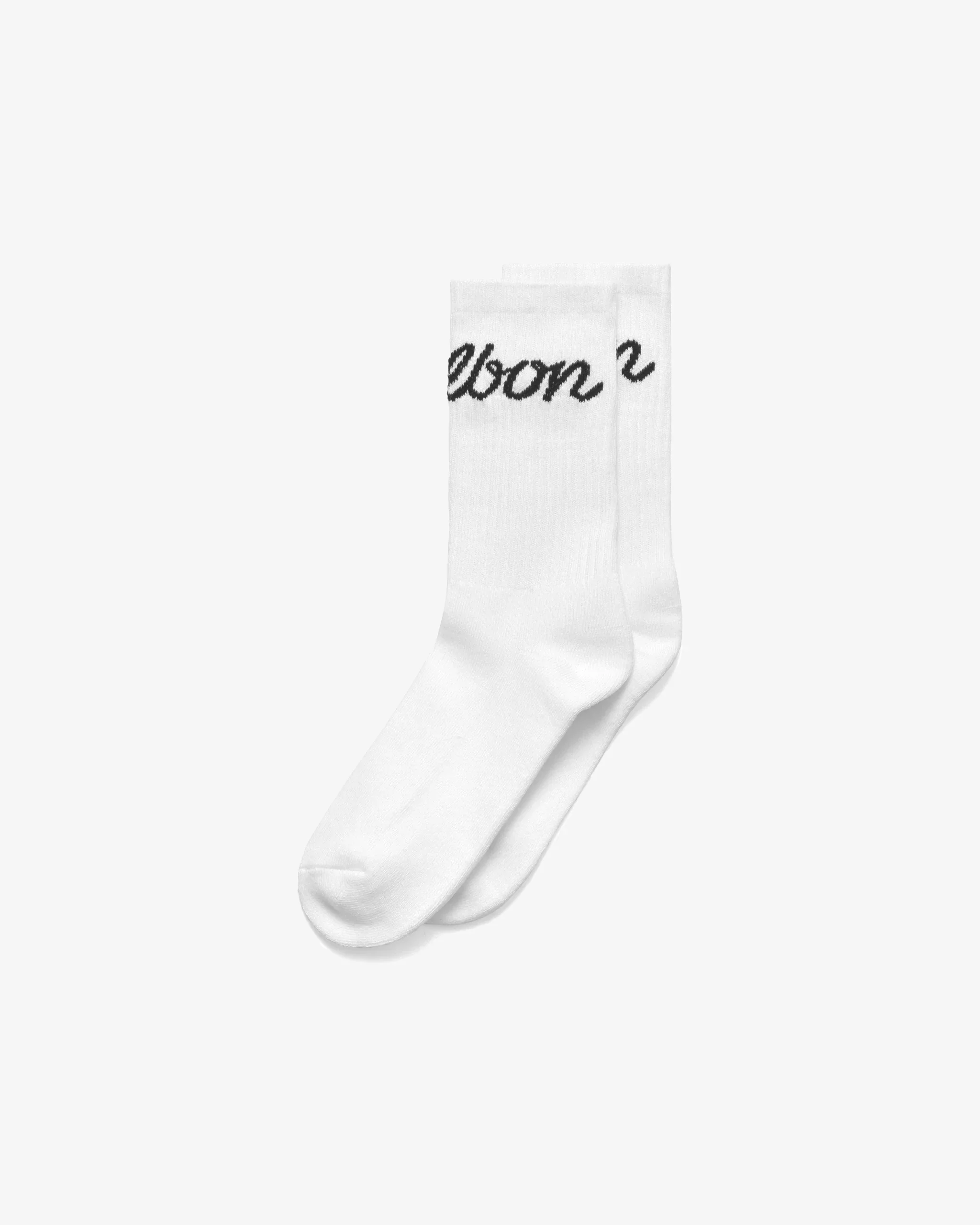 Malbon Golf Bon Script Sock - White - Image 5
