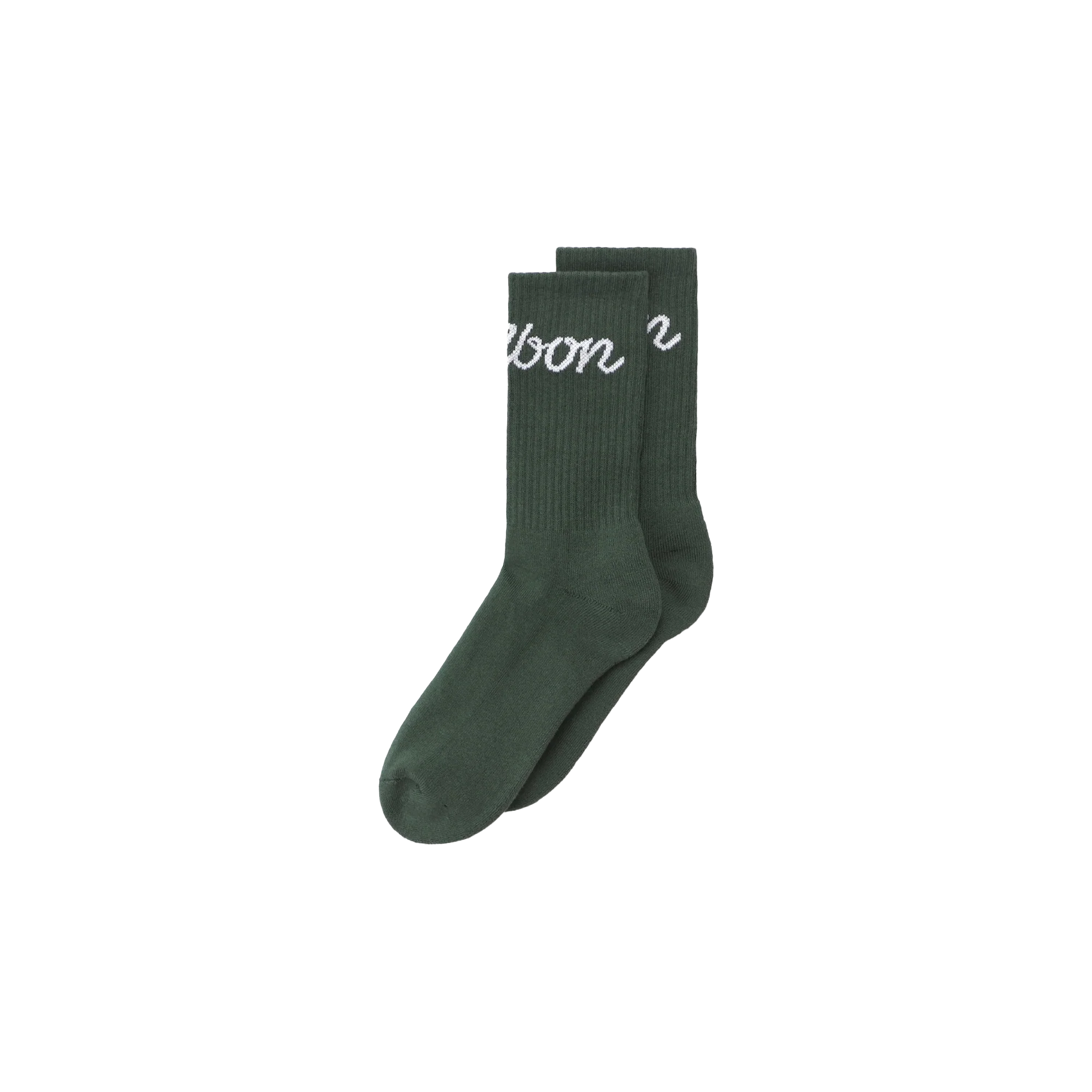 Malbon Golf Bon Script Sock - Green