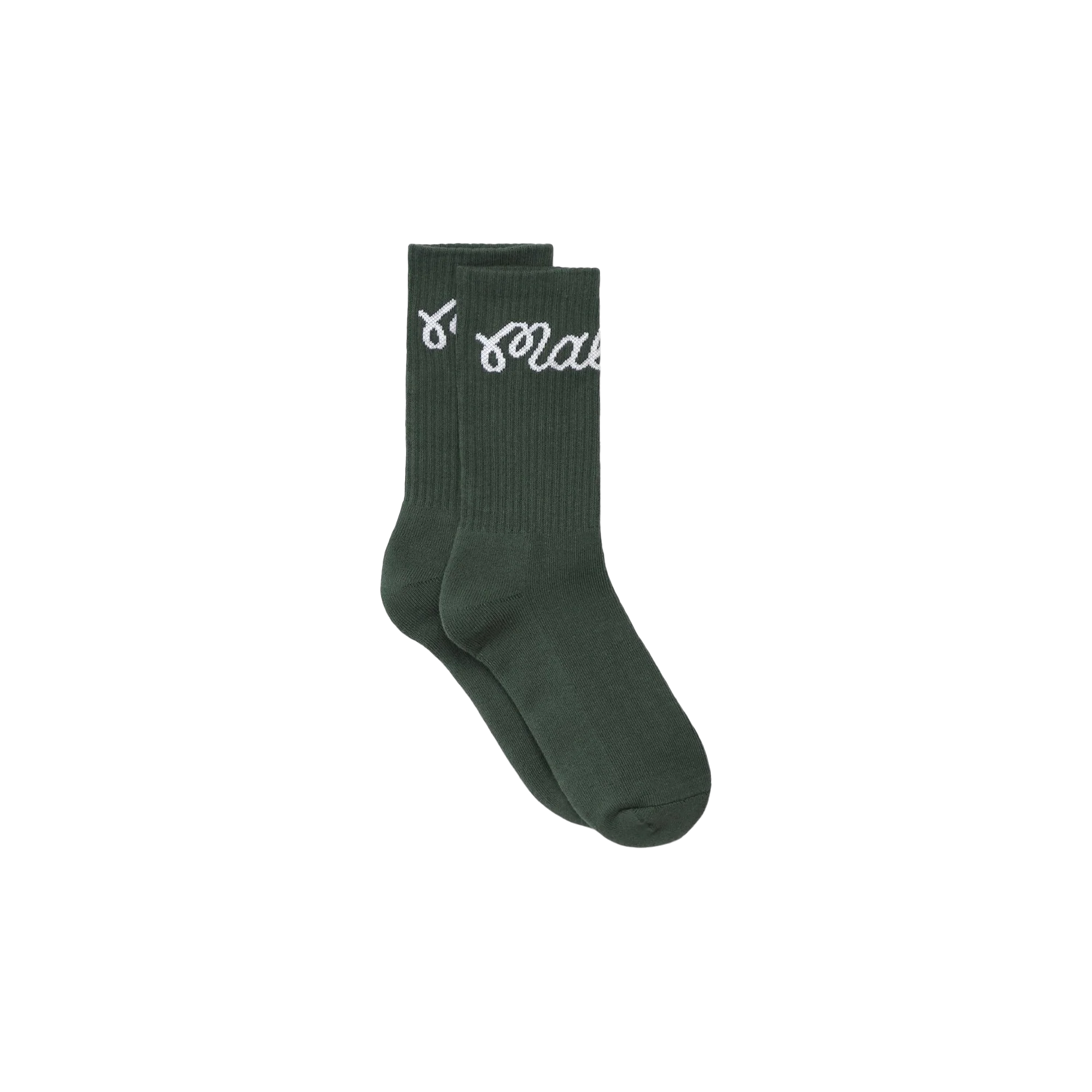 Malbon Golf Bon Script Sock - Green - Image 2