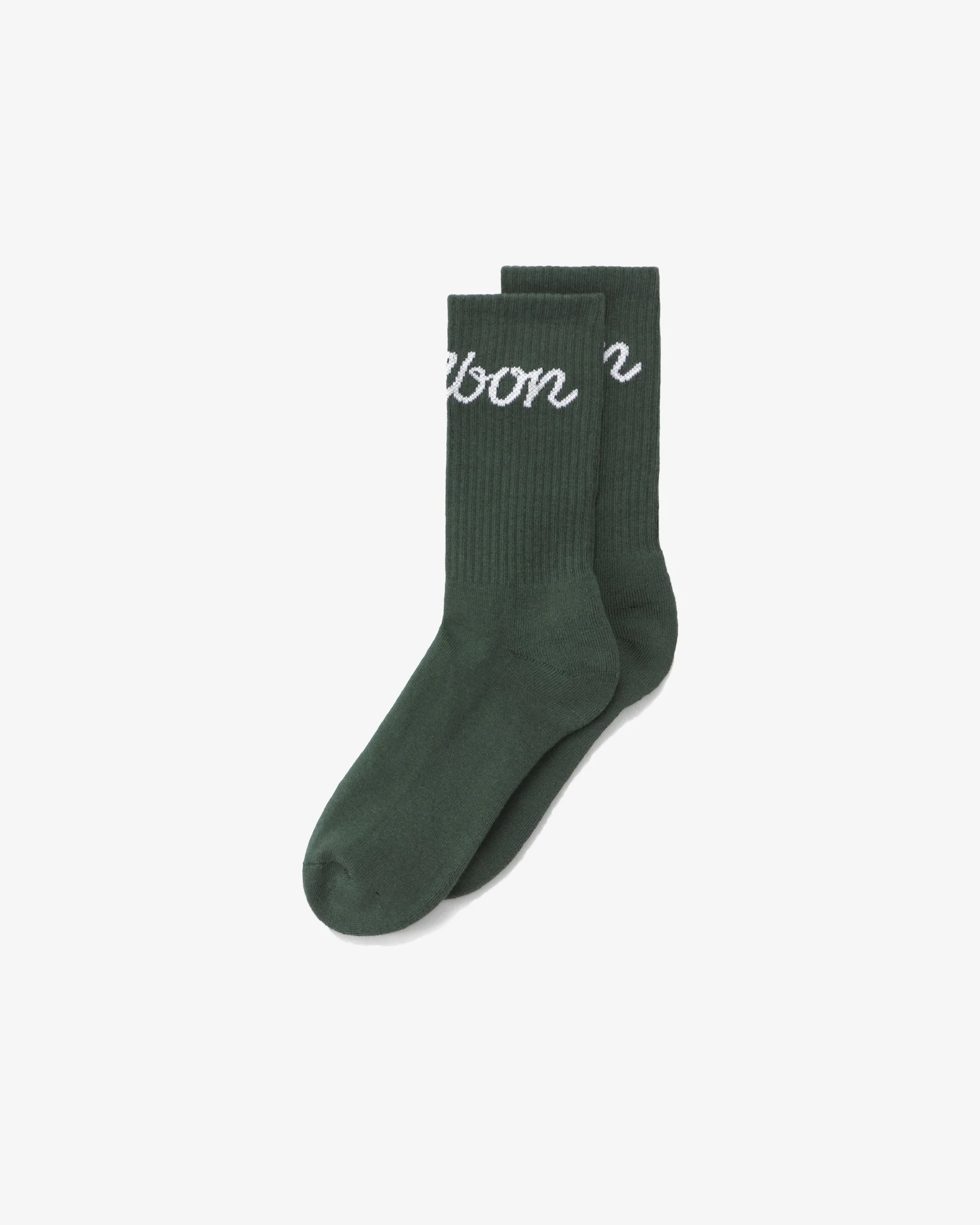 Malbon Golf Bon Script Sock - Green - Image 5