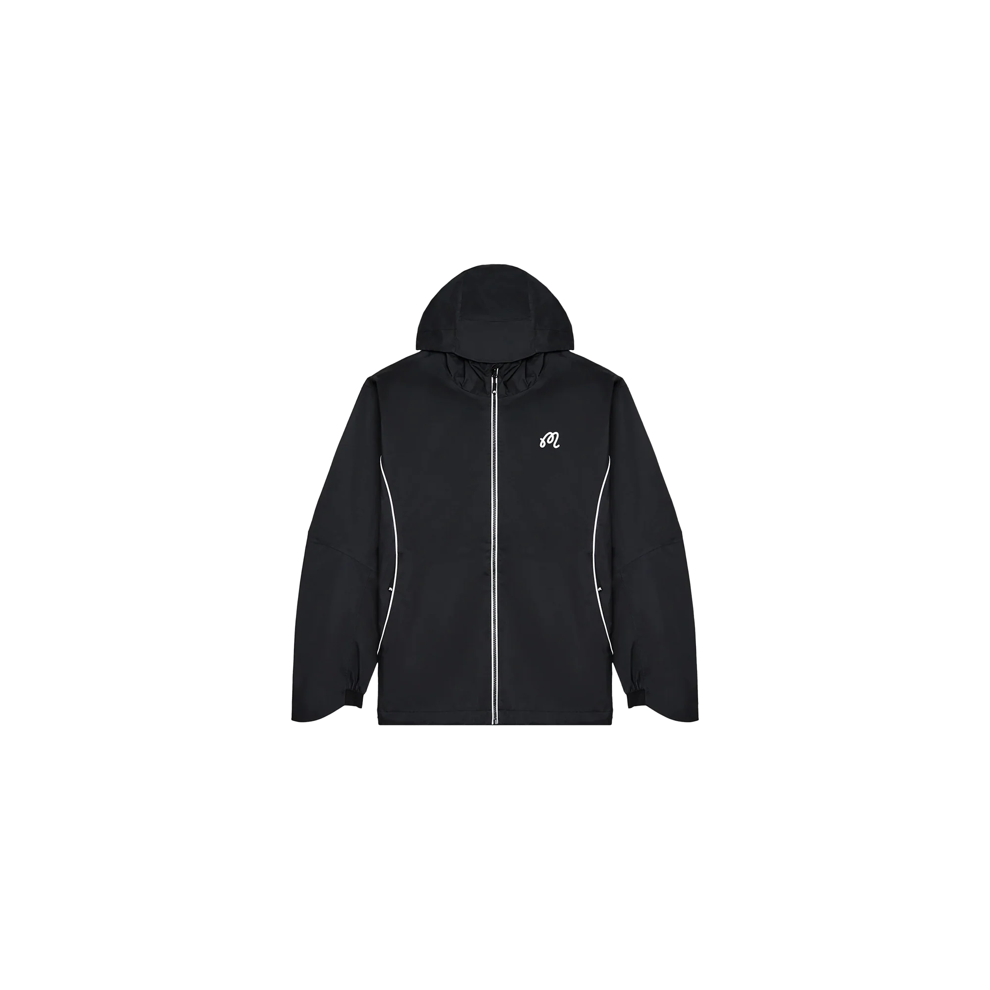 Malbon Golf Cloudburst Rain Jacket - Black