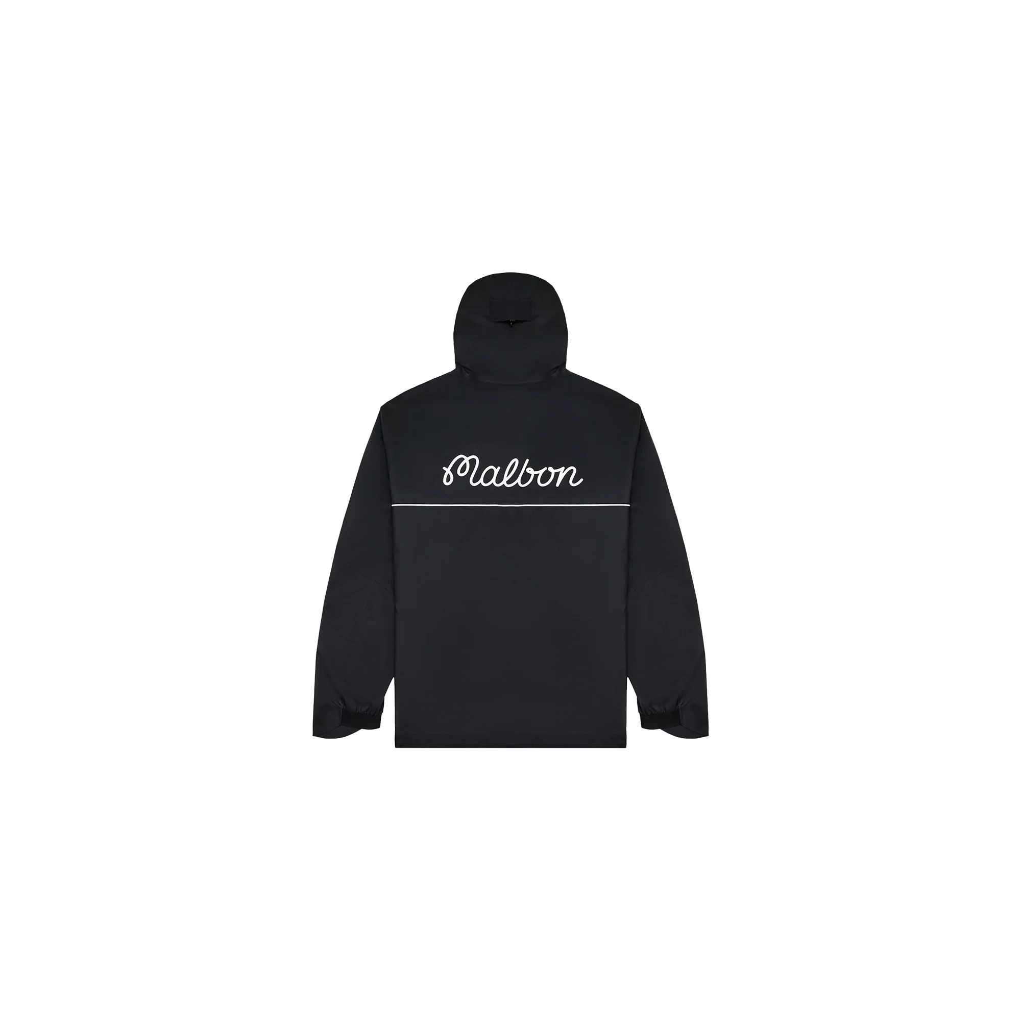 Malbon Golf Cloudburst Rain Jacket - Black - Image 2