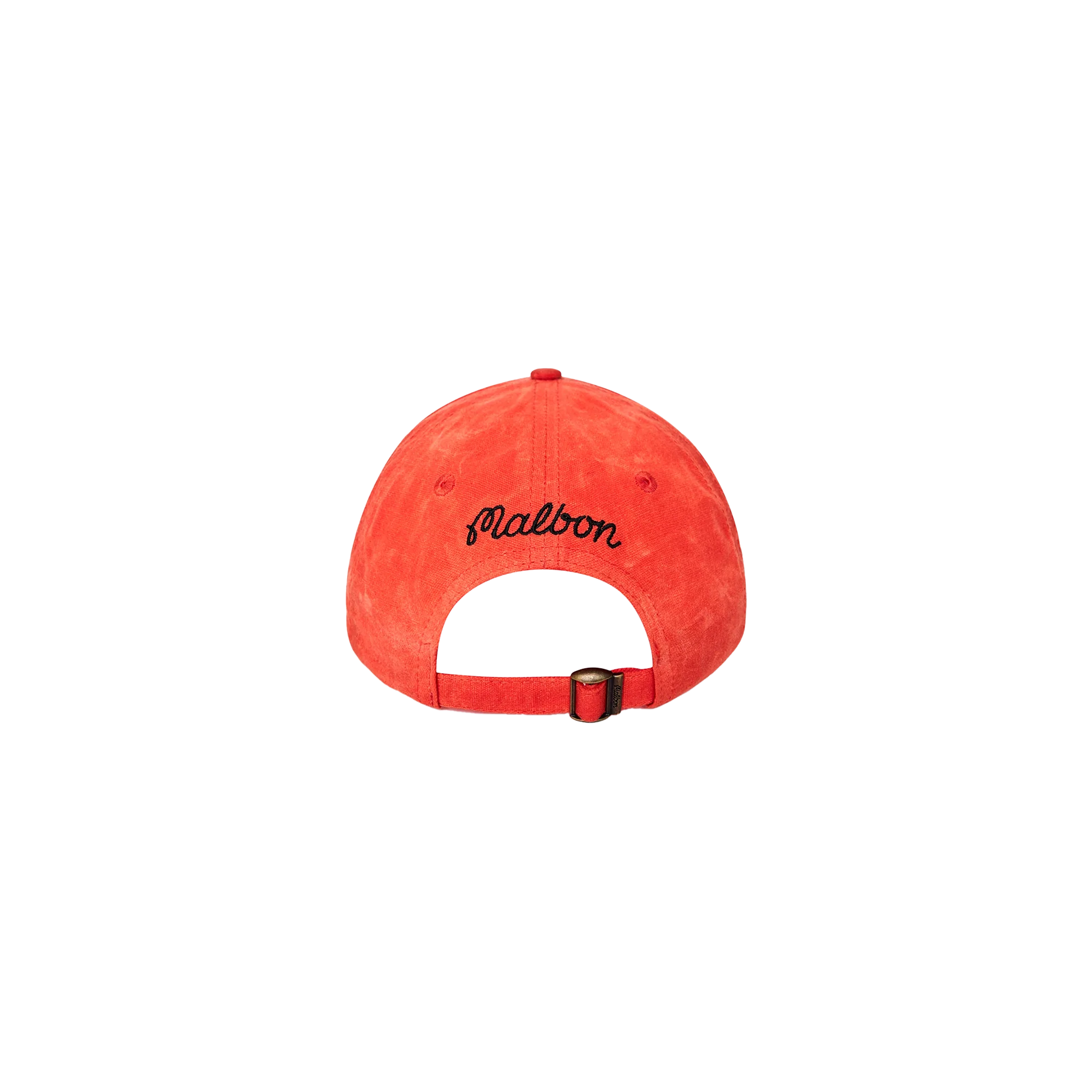 Malbon Golf Cotton Strapback - Flame - Image 2