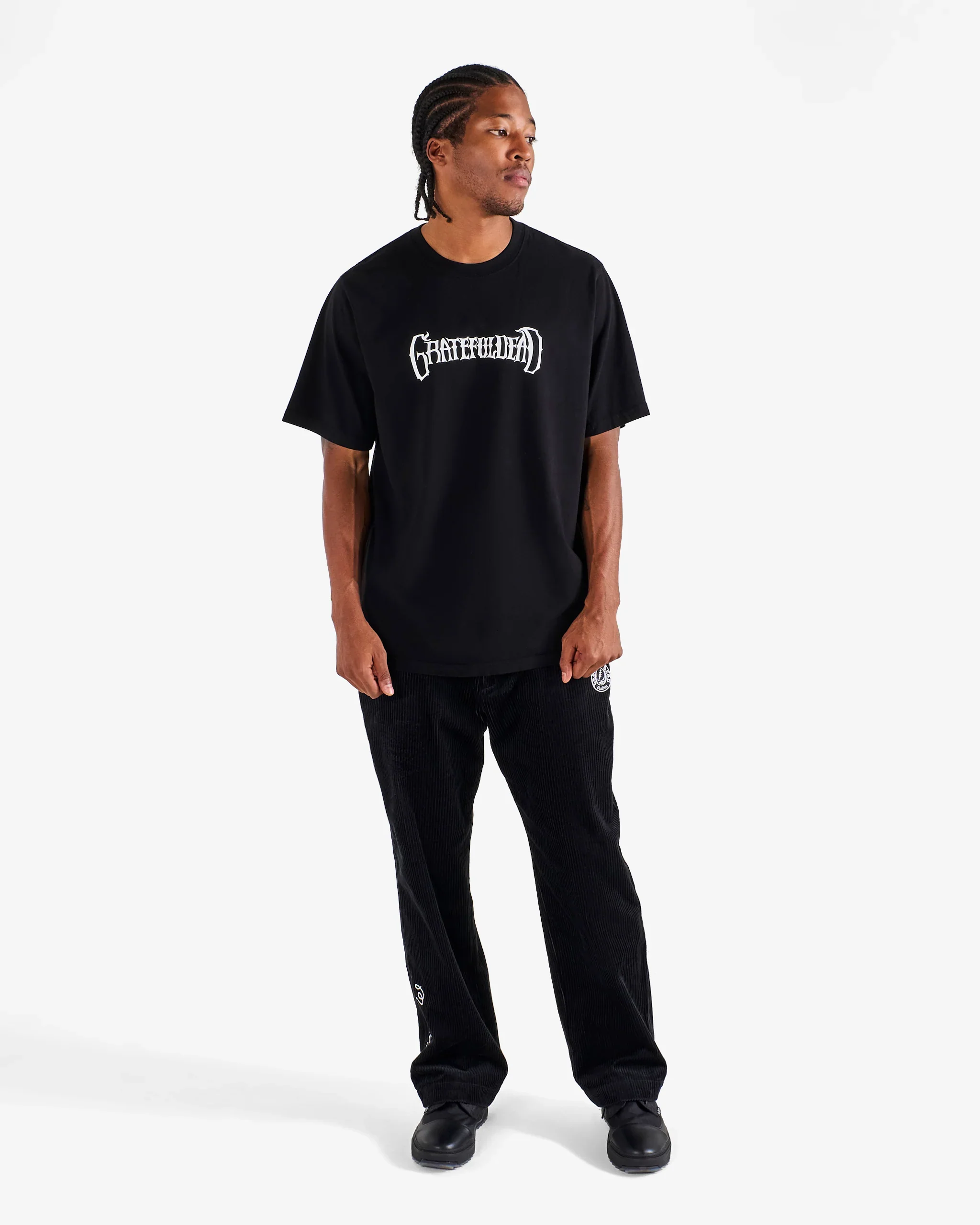Malbon Golf Grateful Dead Bermuda Tee - Black - Image 5