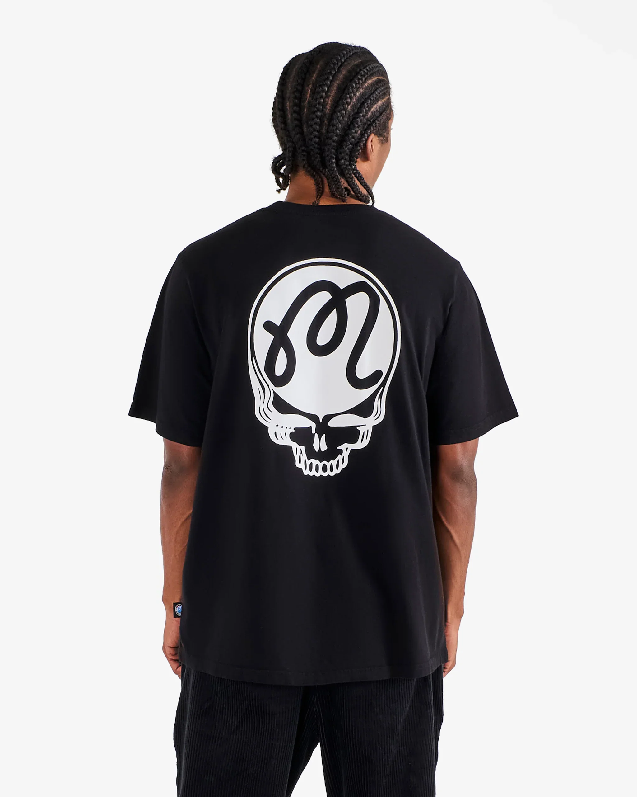 Malbon Golf Grateful Dead Bermuda Tee - Black - Image 7