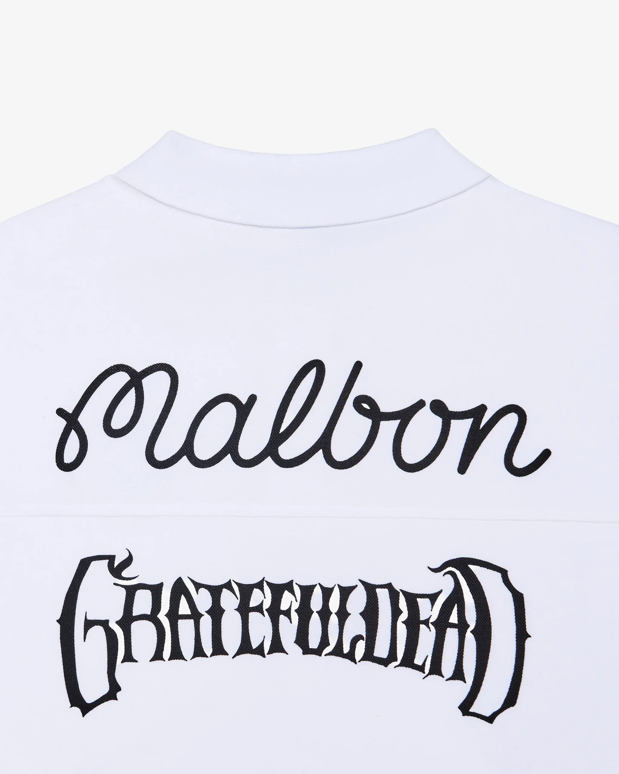 Malbon Golf Grateful Dead Stealie Polo - White - Image 6