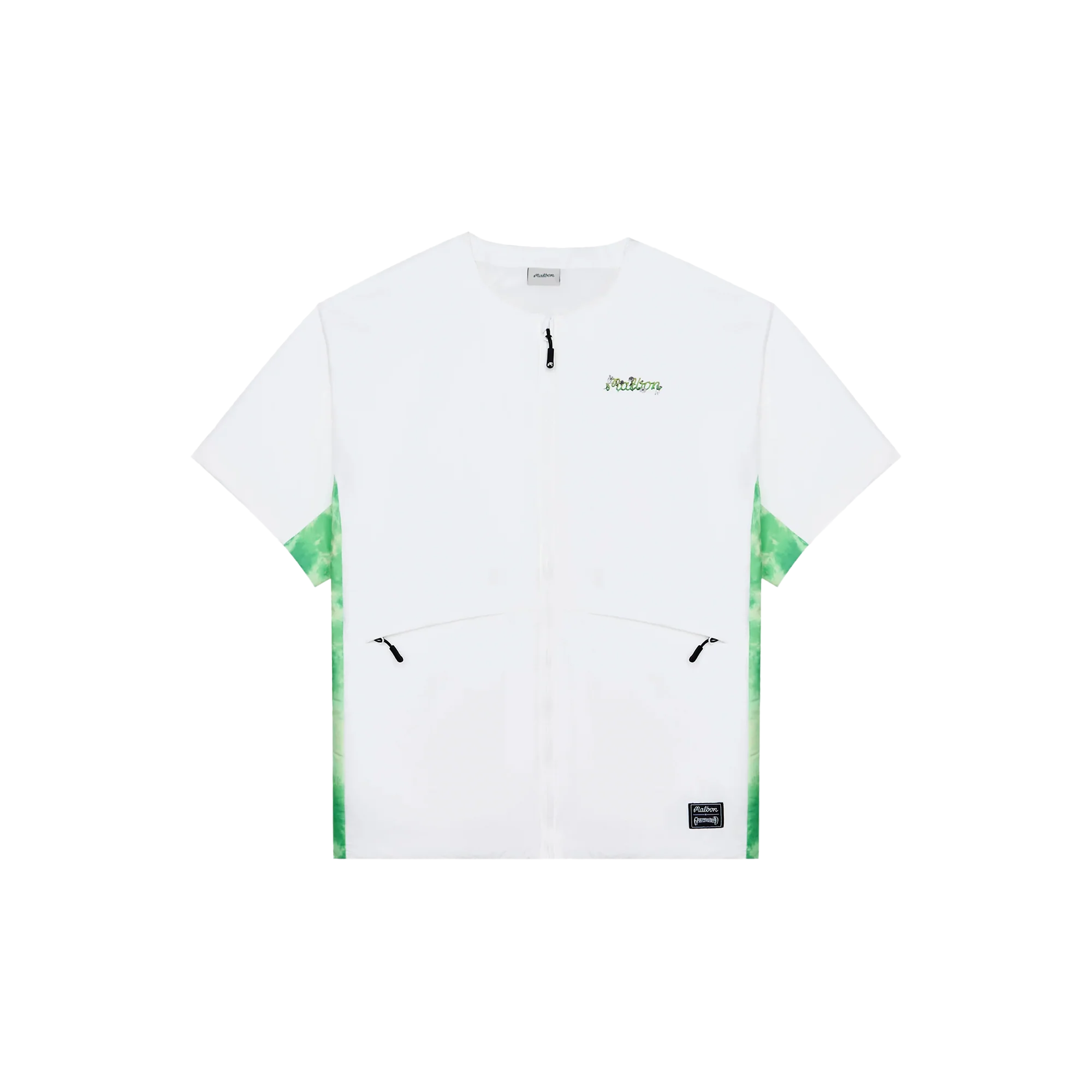 Malbon Golf Grateful Dead Underwood Windshirt - White