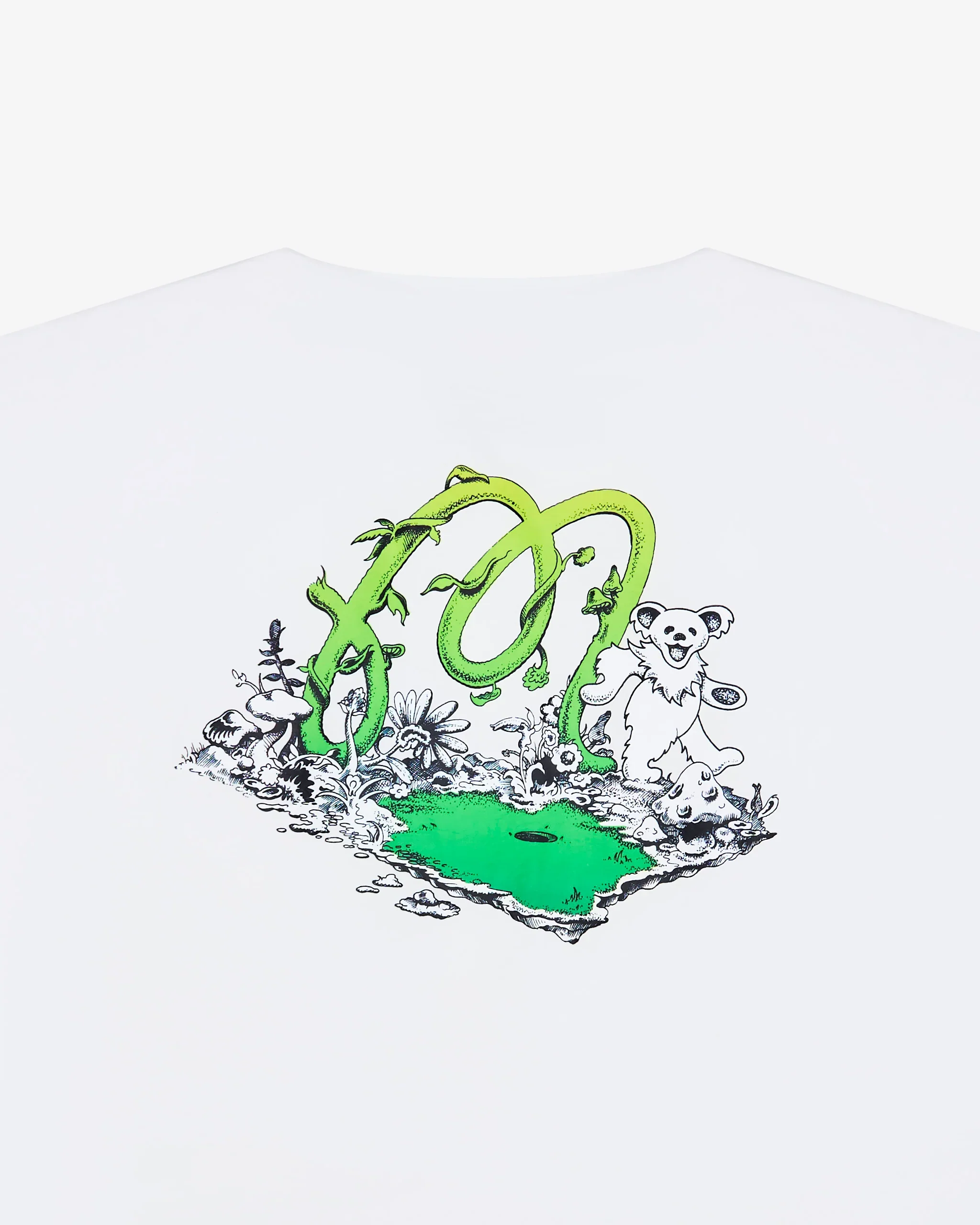 Malbon Golf Grateful Dead Underwood Windshirt - White - Image 5