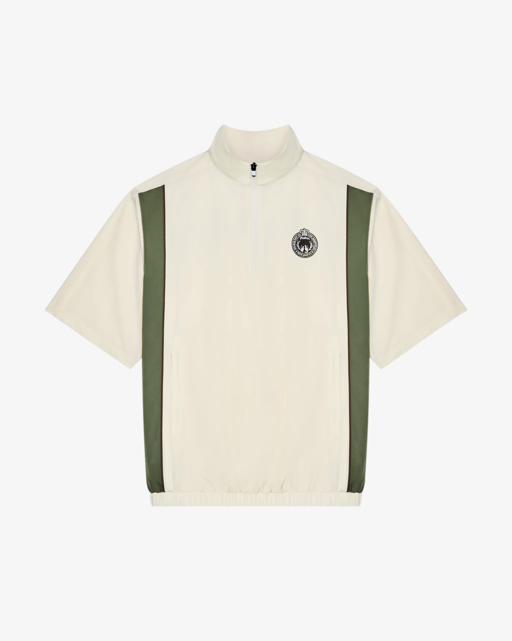 Malbon Golf Links Oakwood Windshirt - Beige - Image 8