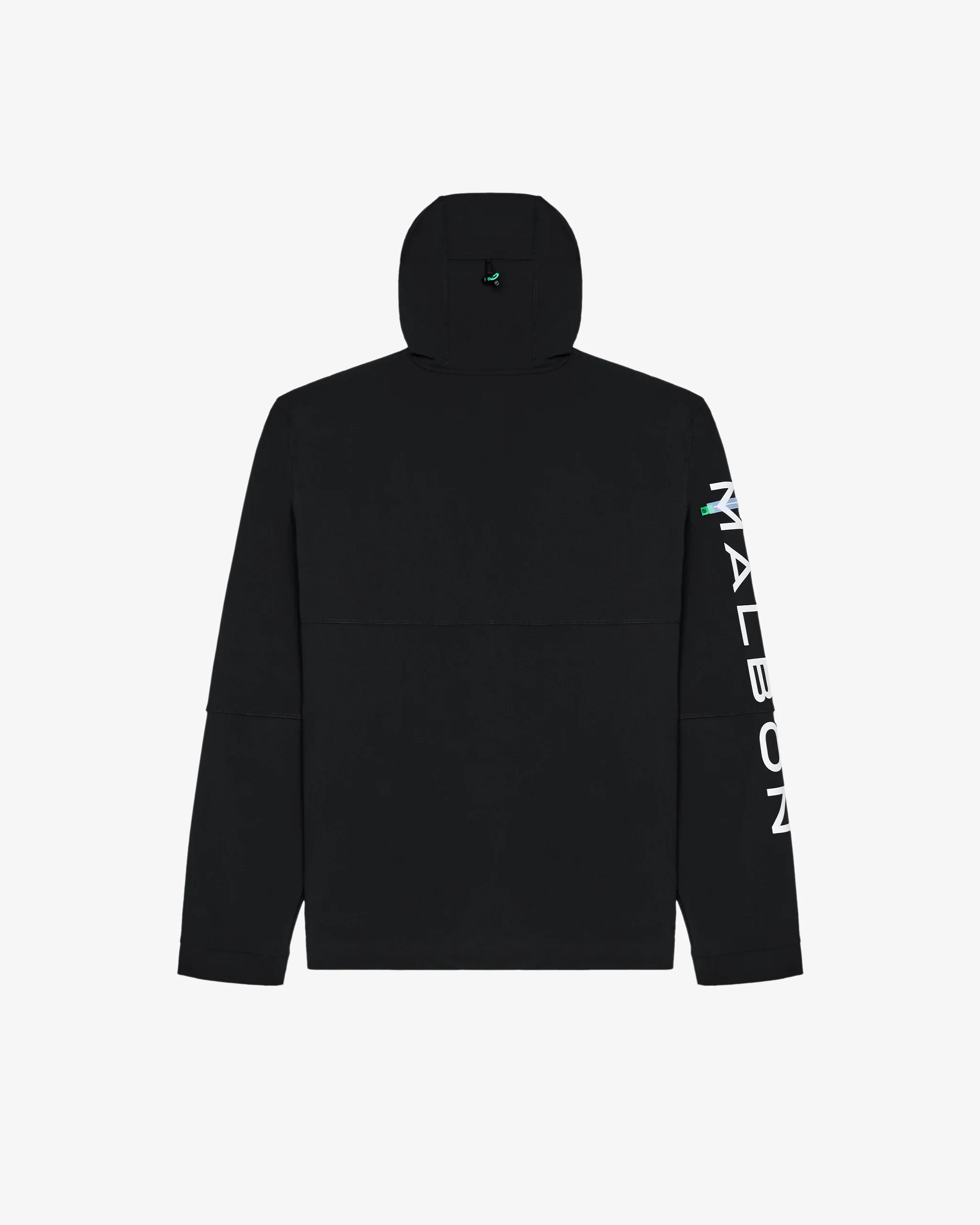Malbon Golf Performance Full Zip Shell Jacket - Black - Image 6