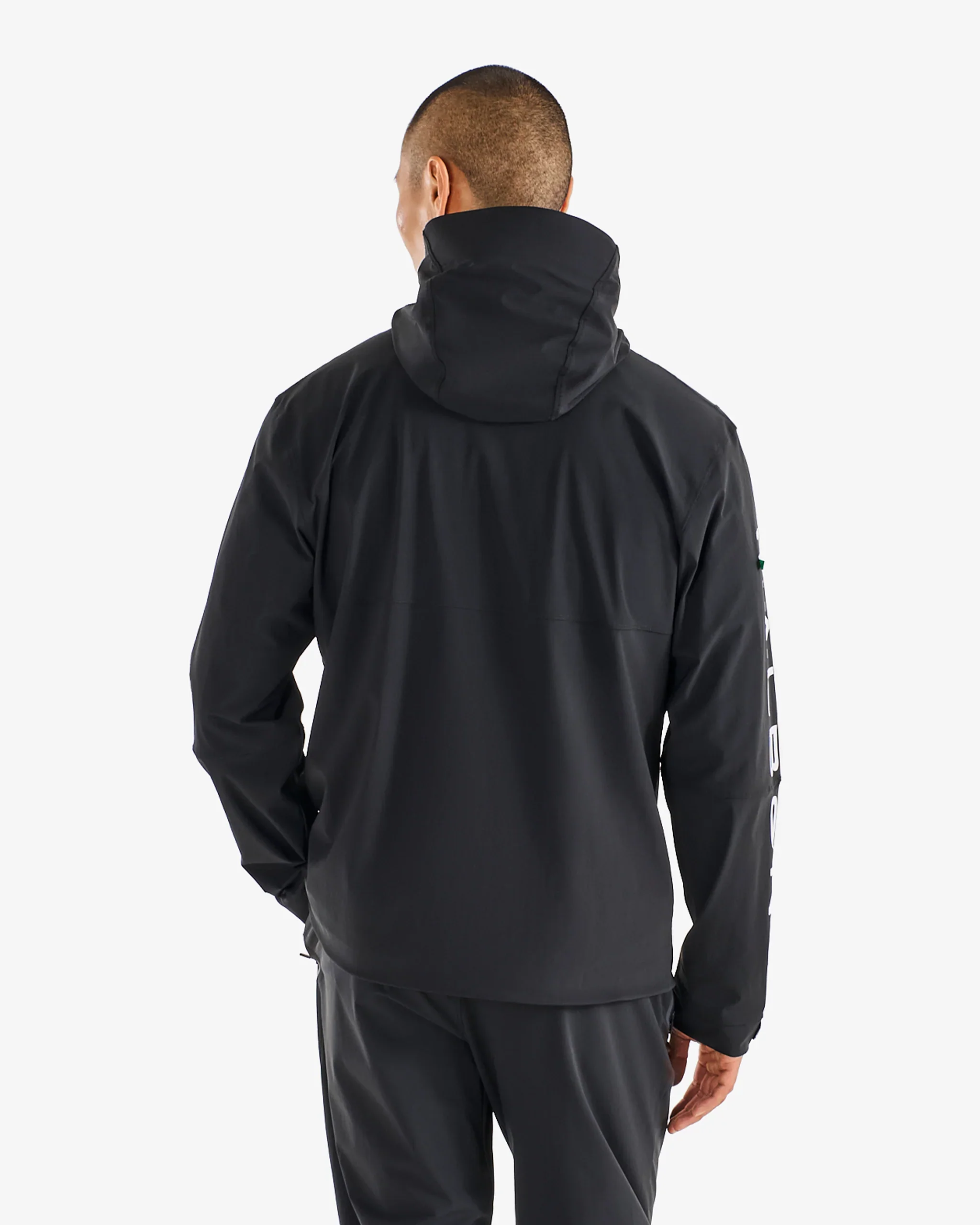Malbon Golf Performance Full Zip Shell Jacket - Black - Image 7
