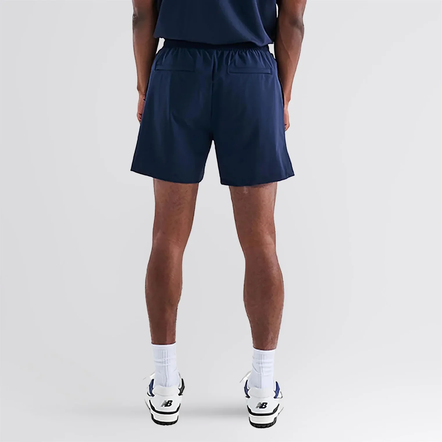 Malbon Golf Performance Poly Tech Shorts - Navy - Image 4