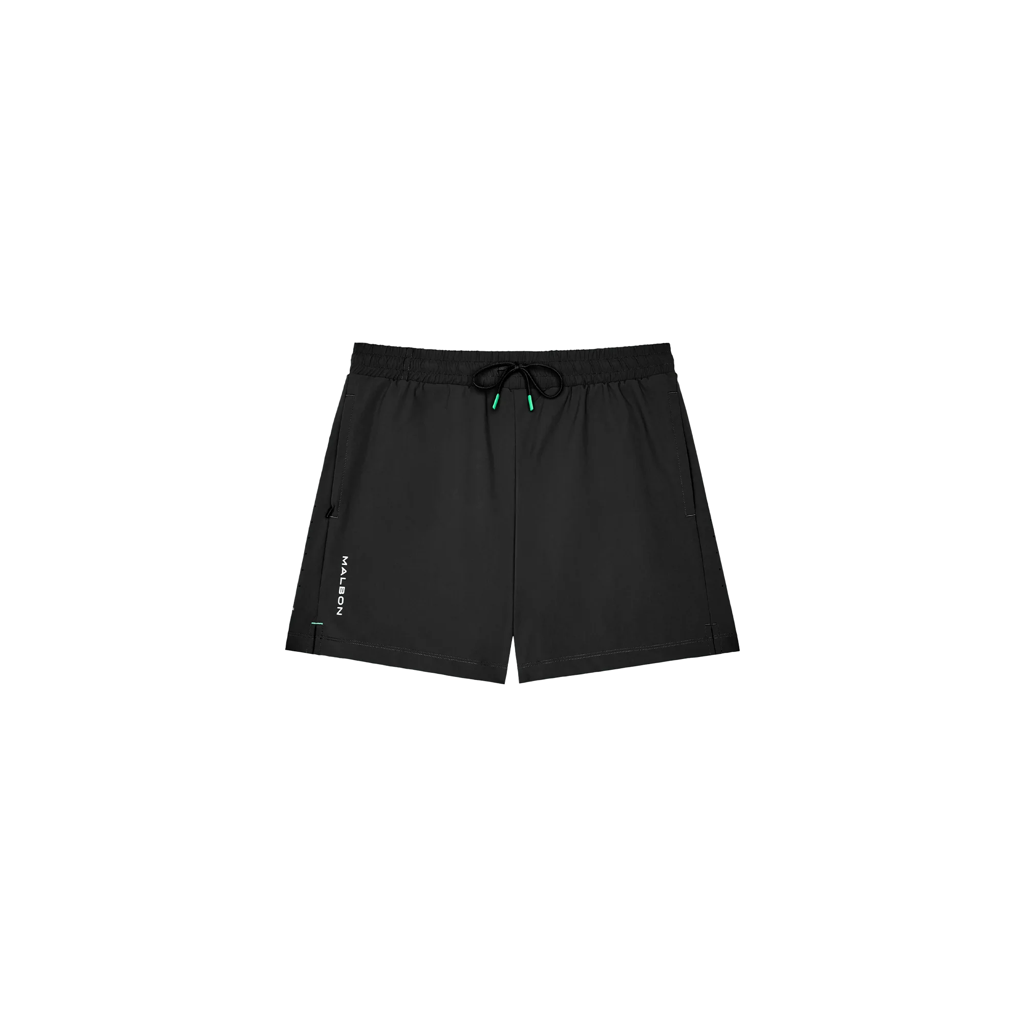 Malbon Golf Performance Poly Tech Shorts - Black