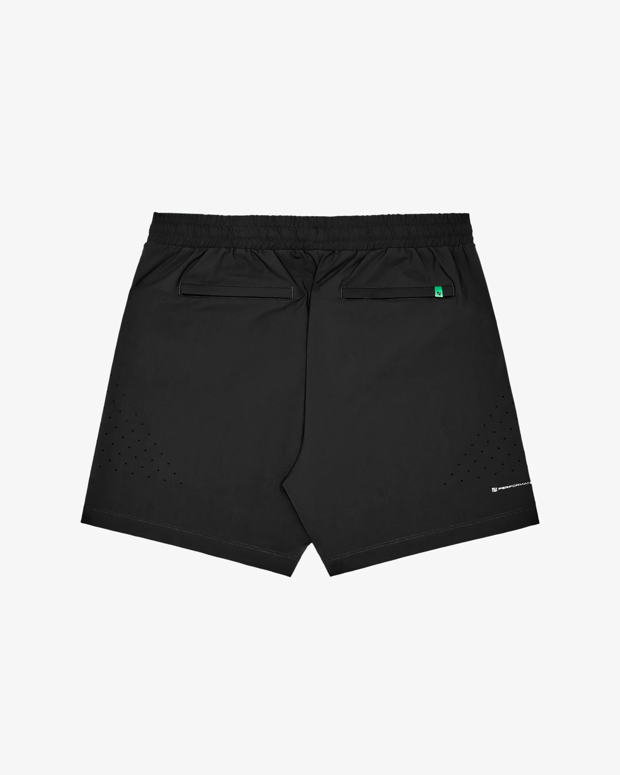Malbon Golf Performance Poly Tech Shorts - Black - Image 3