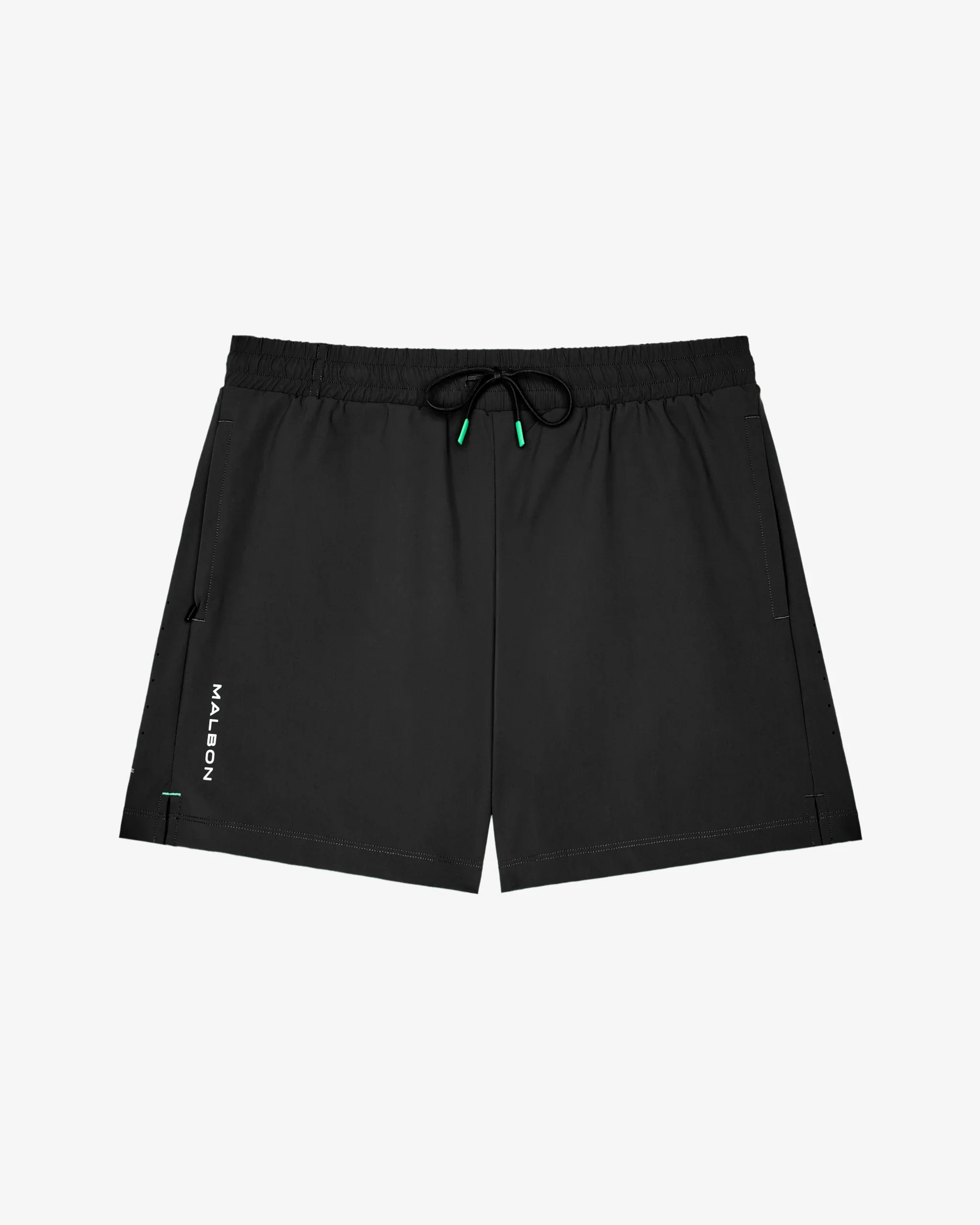 Malbon Golf Performance Poly Tech Shorts - Black - Image 4