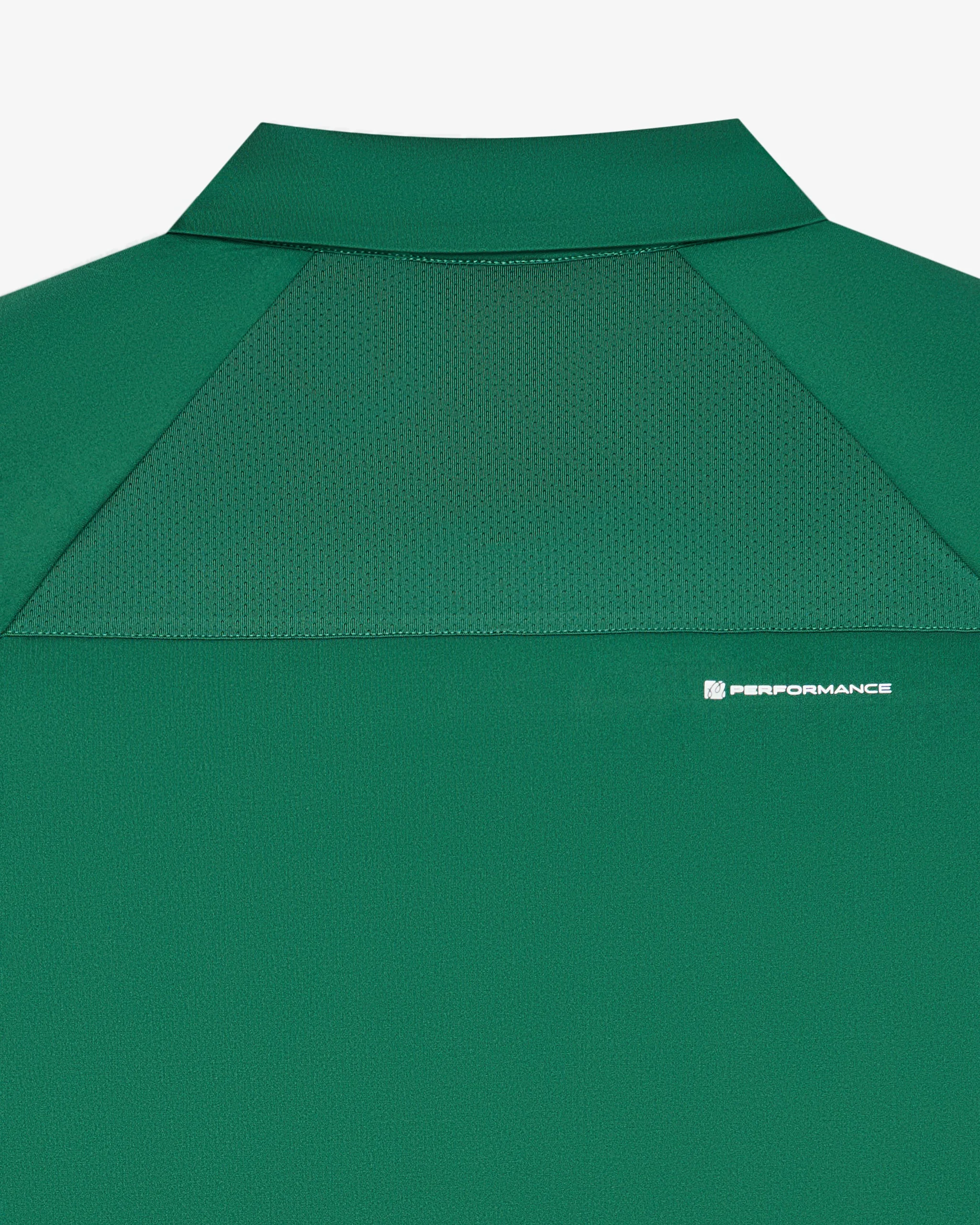 Malbon Golf Performance Zip Raglan Polo - Eden Green - Image 7