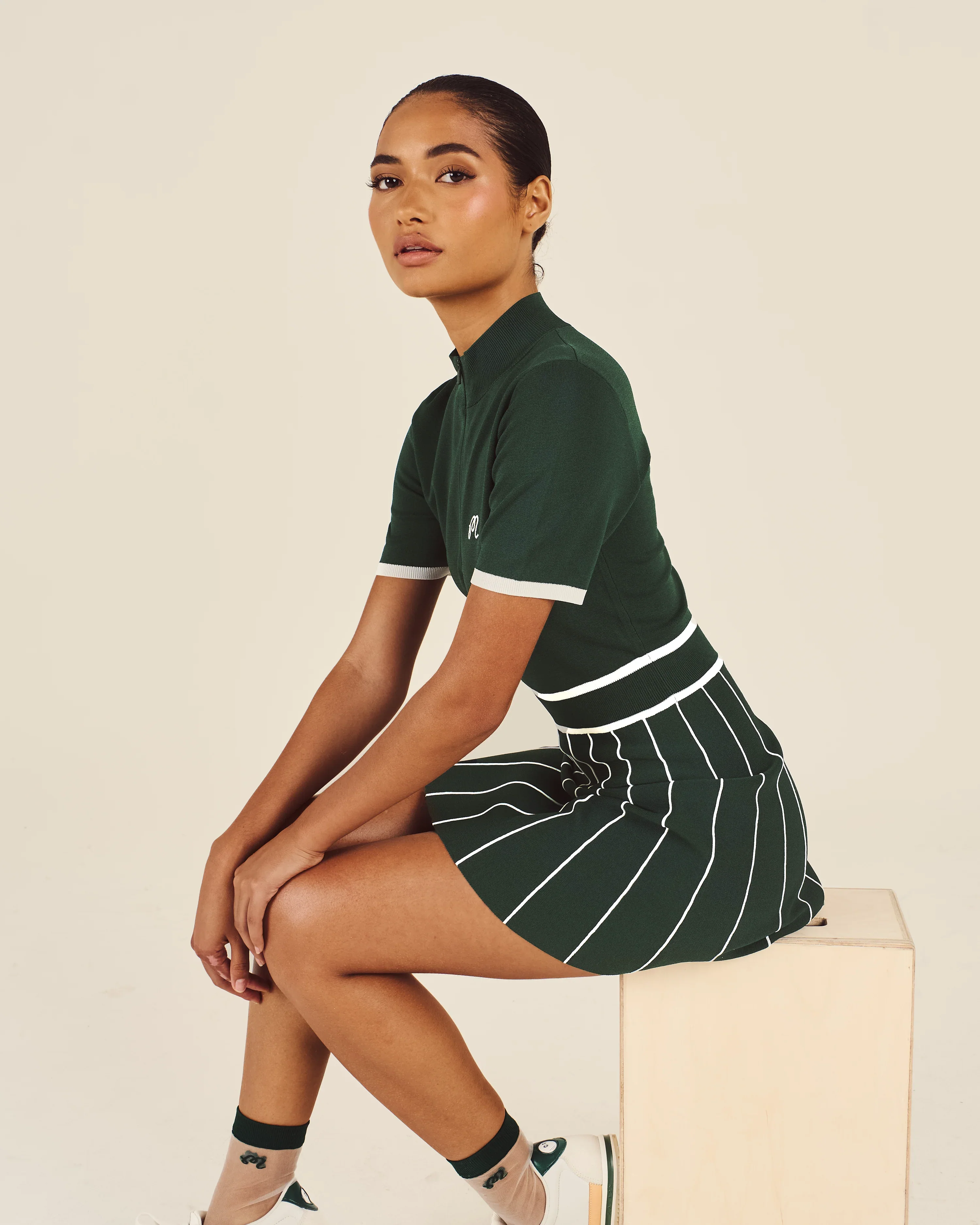 Malbon Golf Womens Phillipa Dress - Hunter Green - Image 5