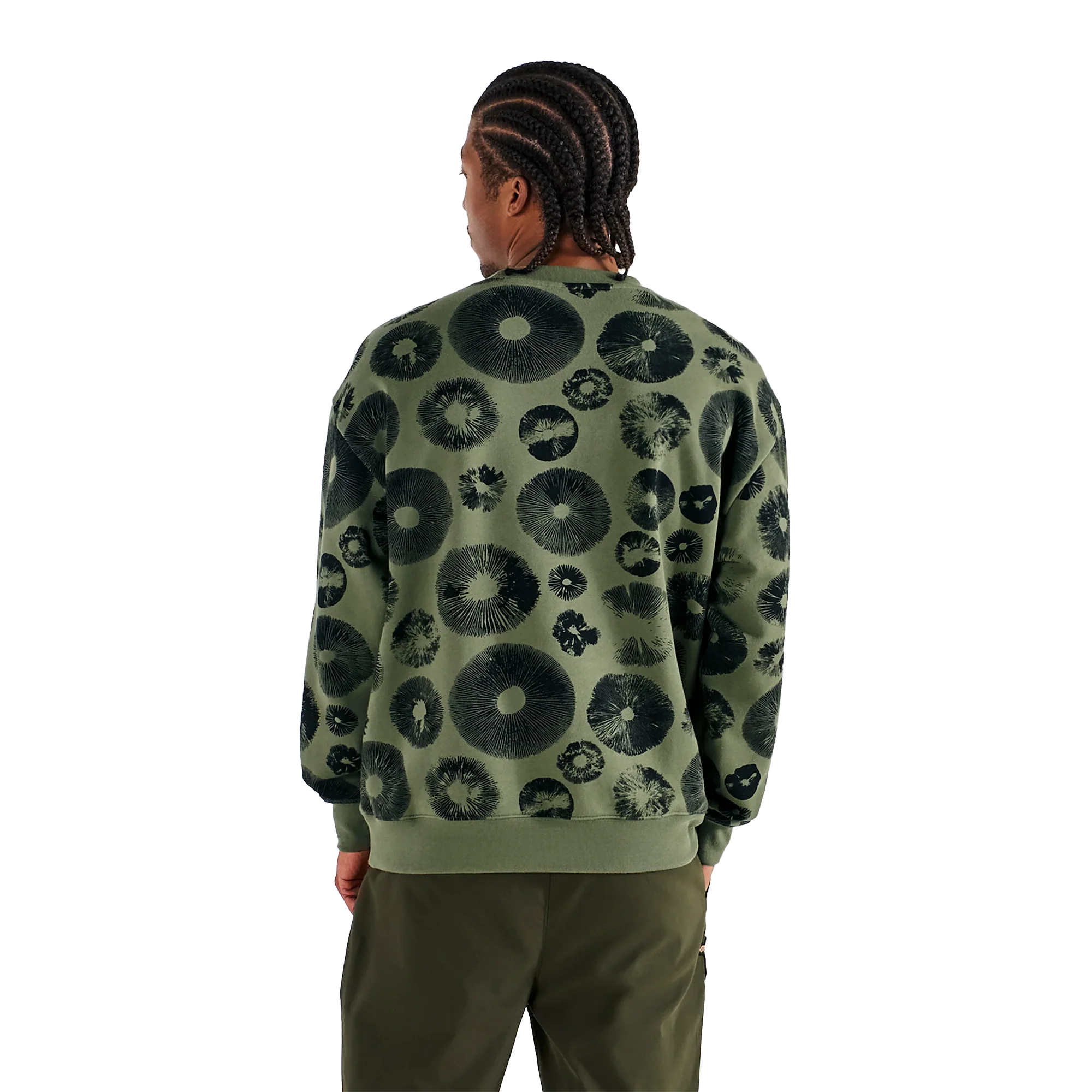 Malbon Golf Range Foraging Sweatshirt - Olive - Image 2