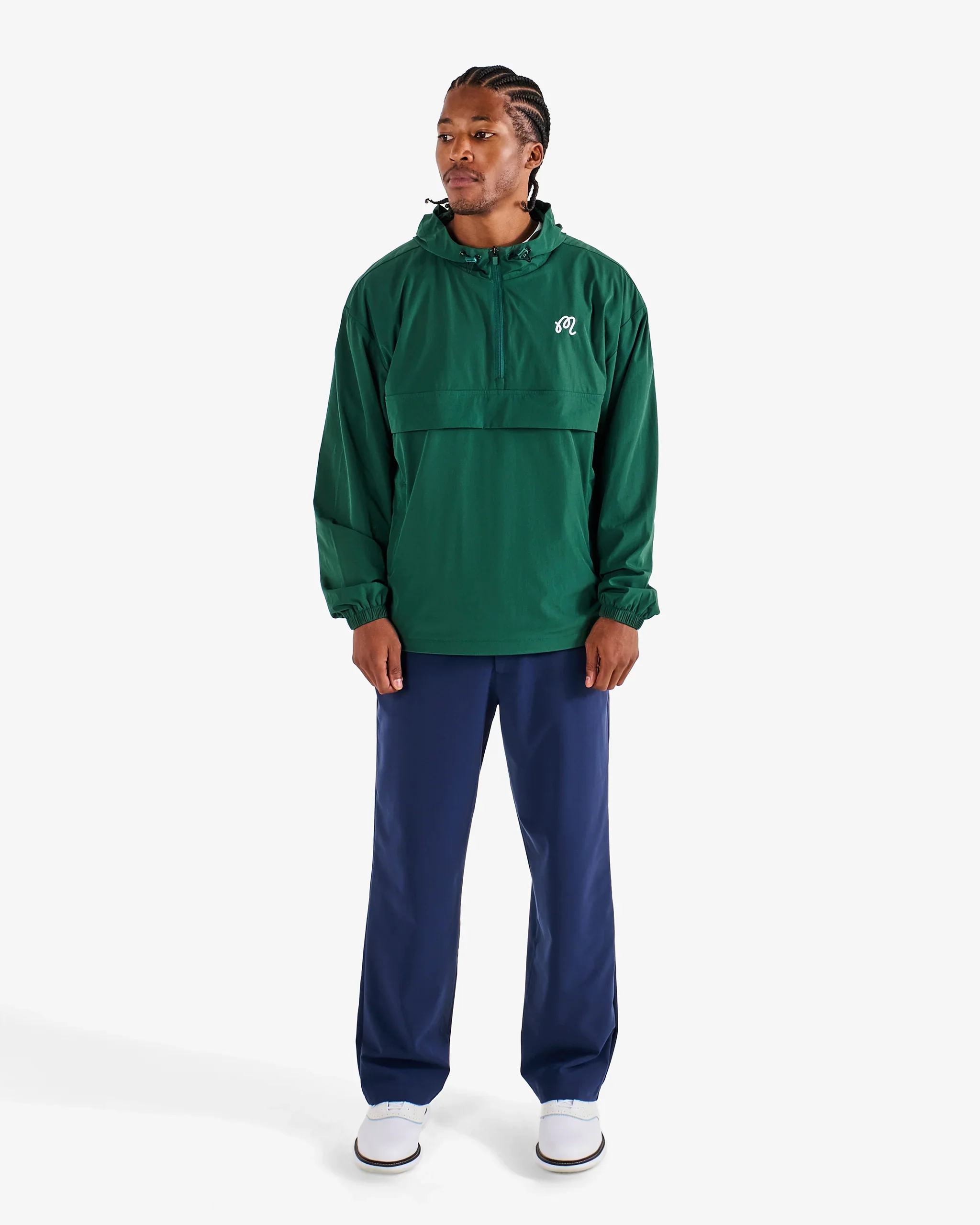 Malbon Golf Ridge Anorak - Forest - Image 7