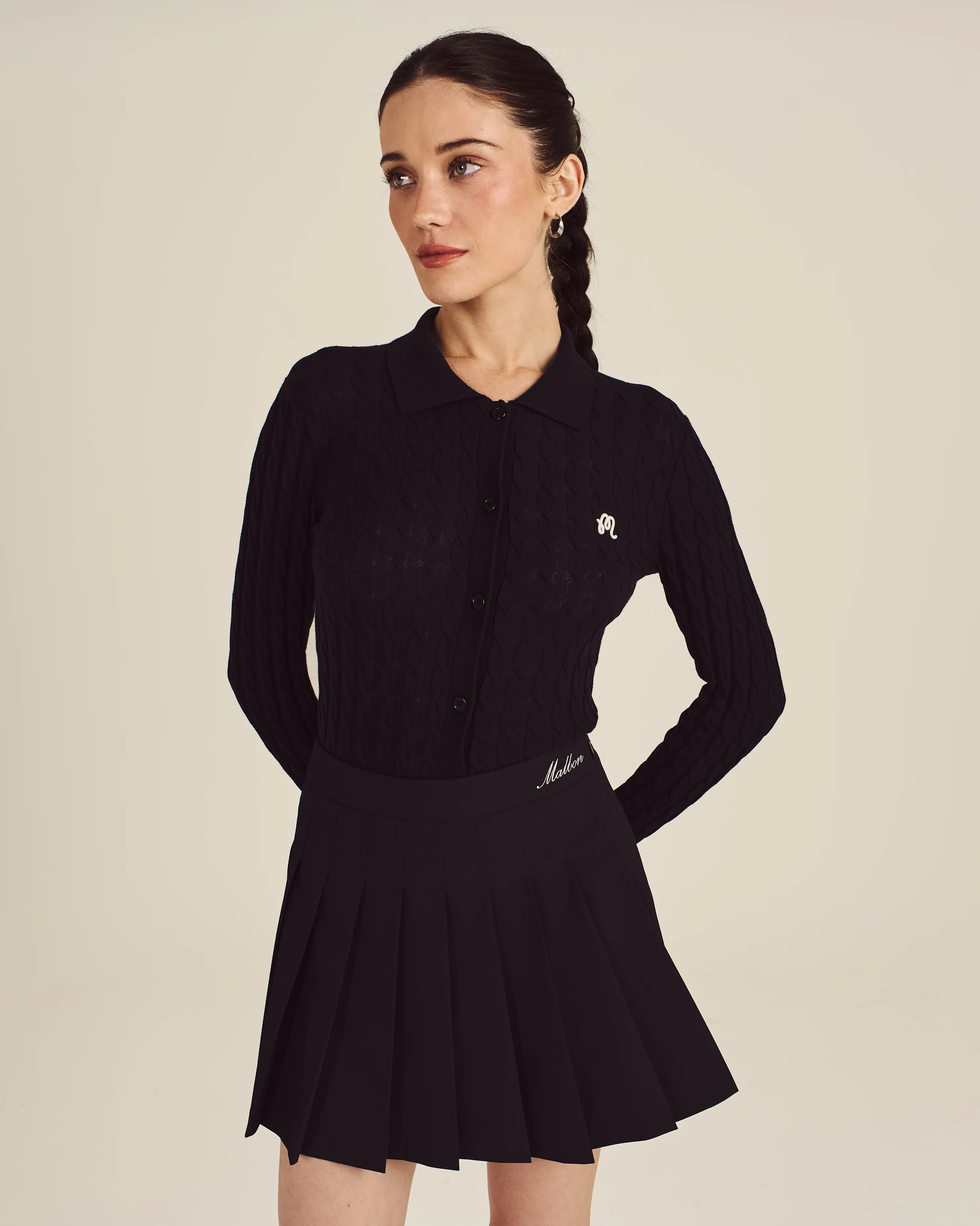 Malbon Golf Rubi Skirt - Black - Image 2
