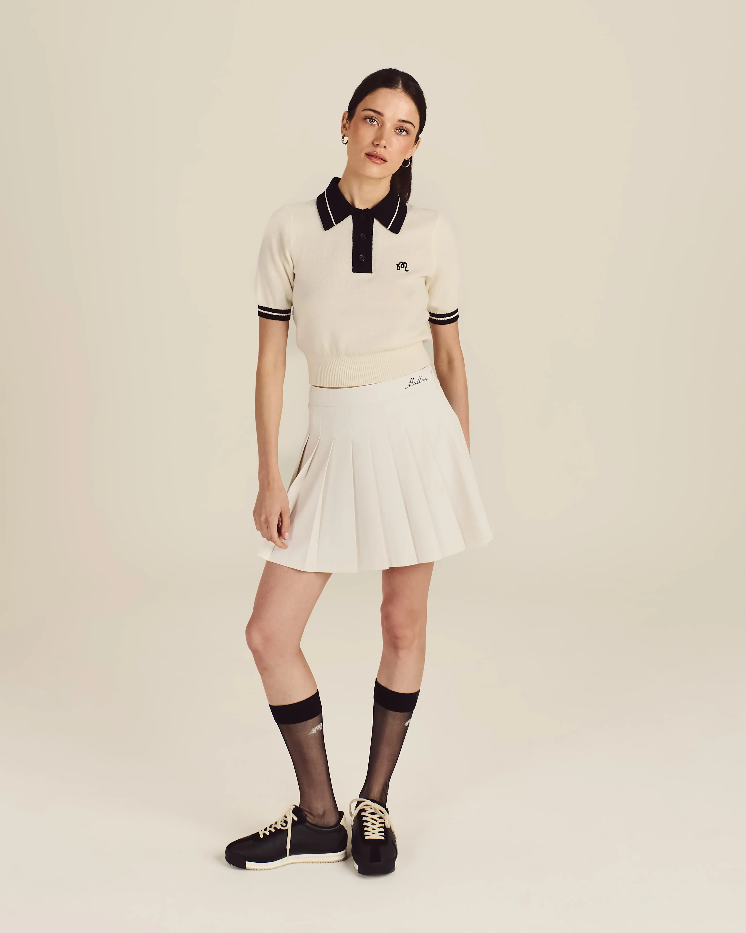 Malbon Golf Rubi Skirt - Canvas