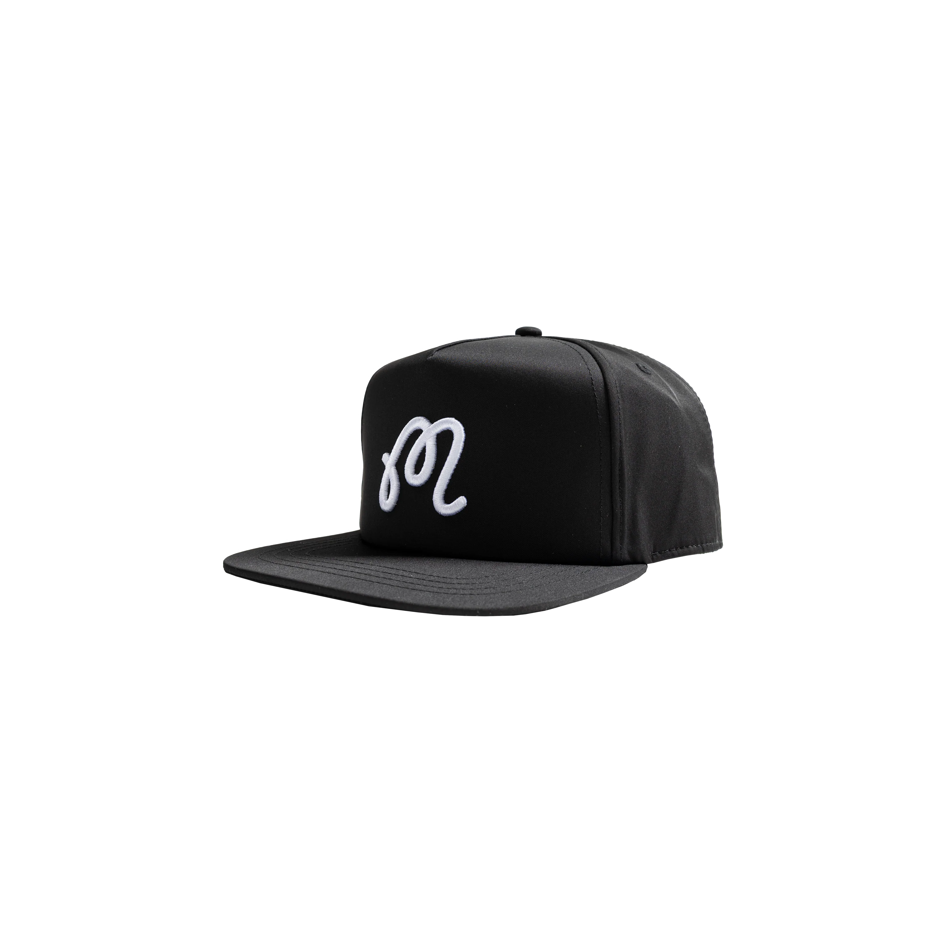 Malbon Golf Snapback Hat Black