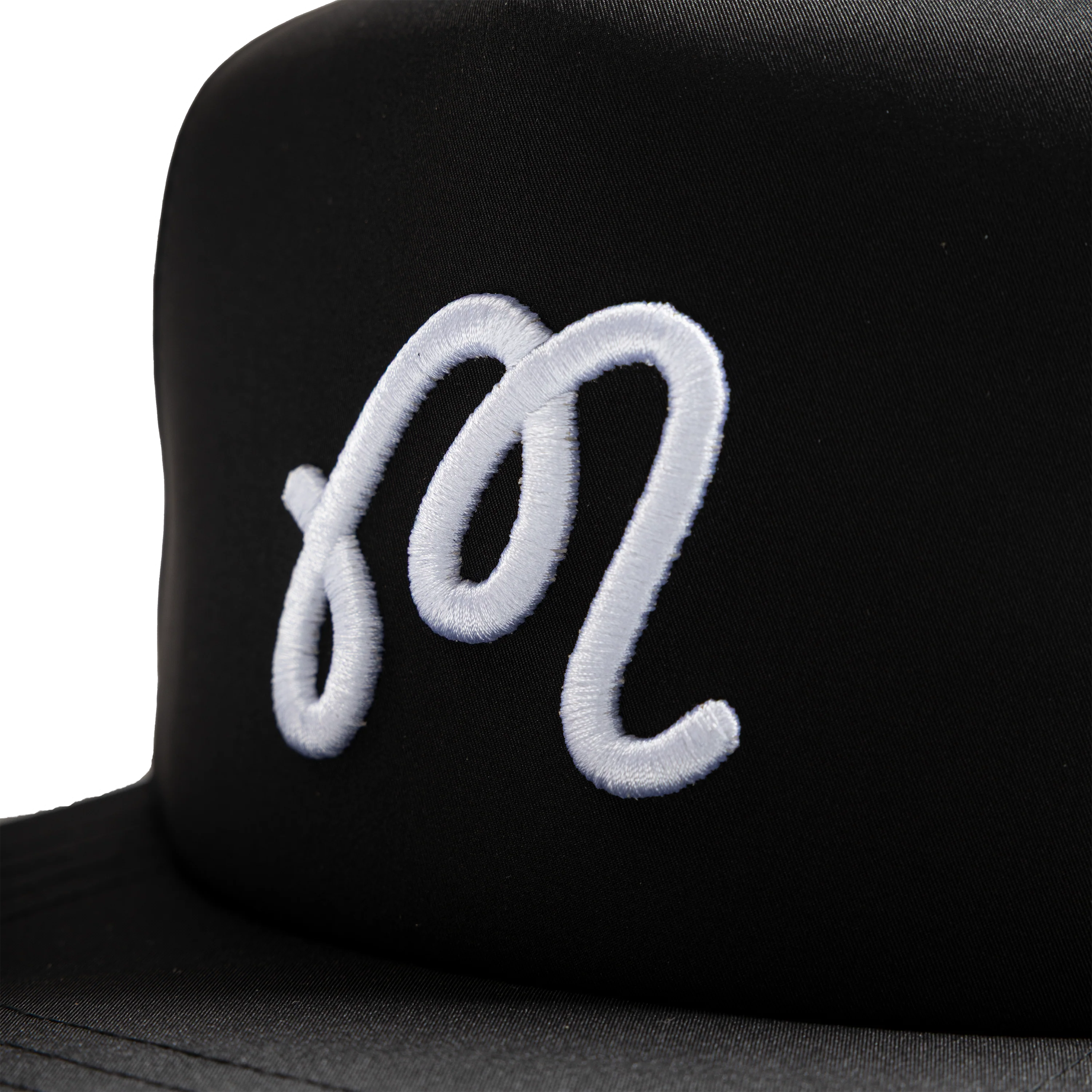 Malbon Golf Snapback Hat Black - Image 2