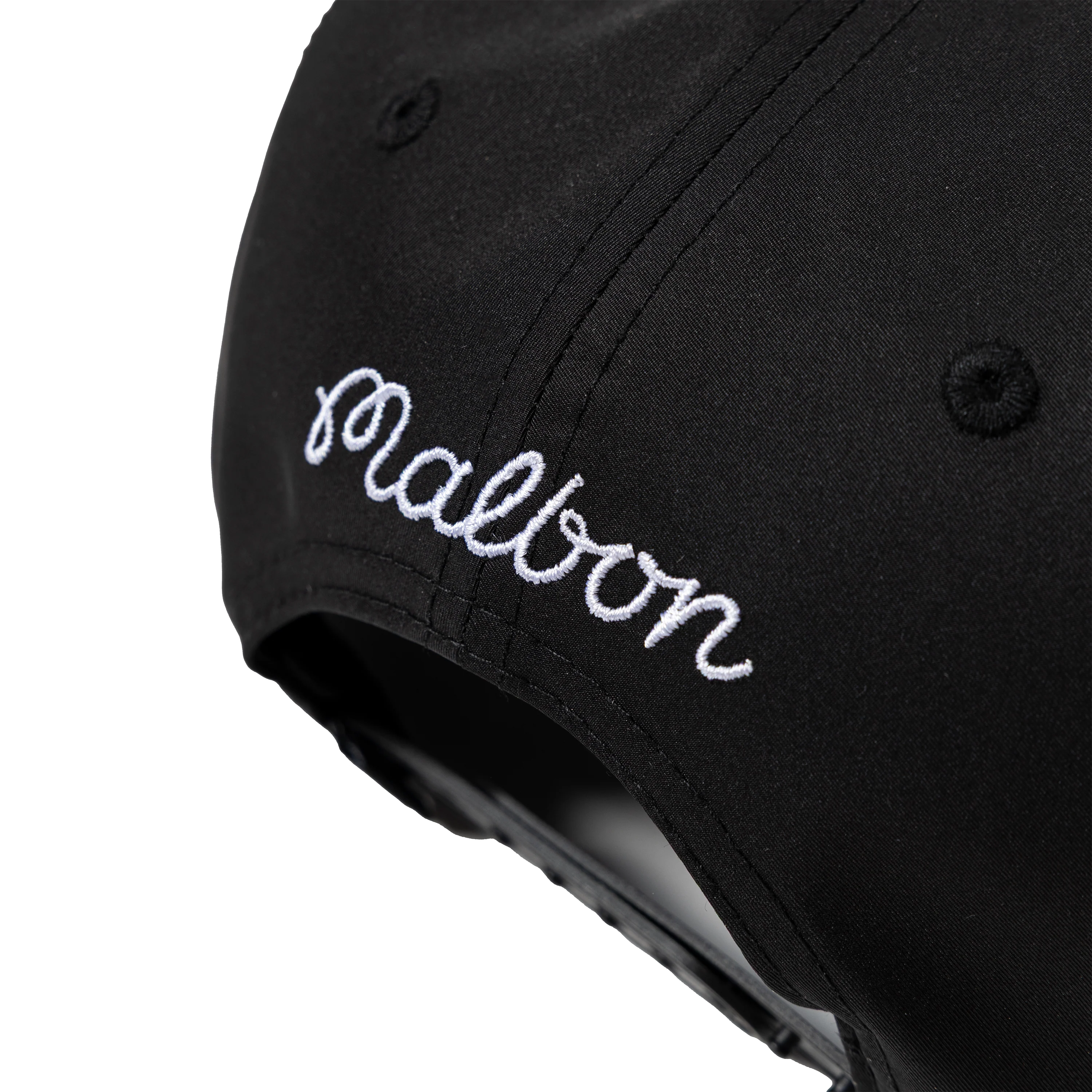 Malbon Golf Snapback Hat Black - Image 4