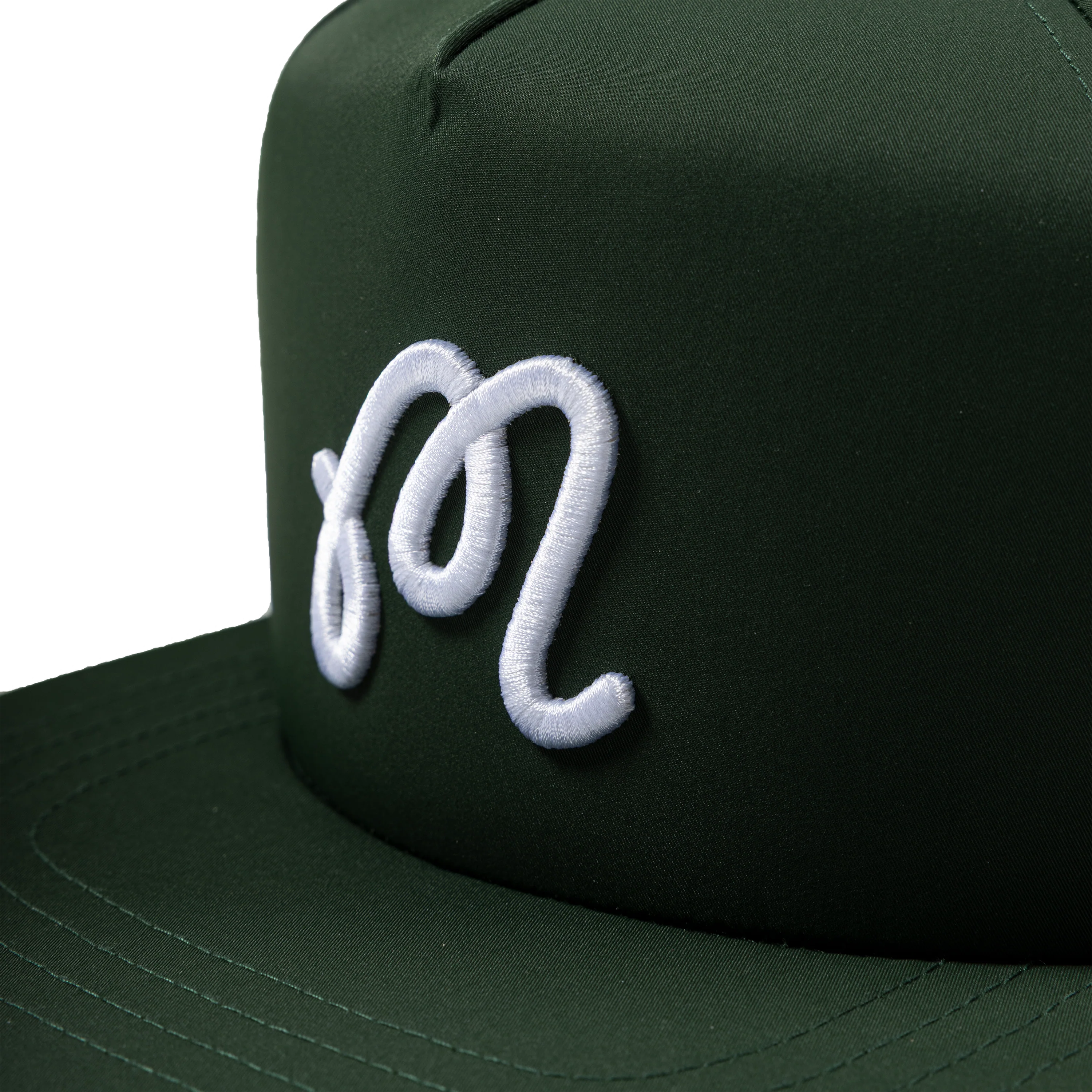 Malbon Golf Snapback Hat Green - Image 2