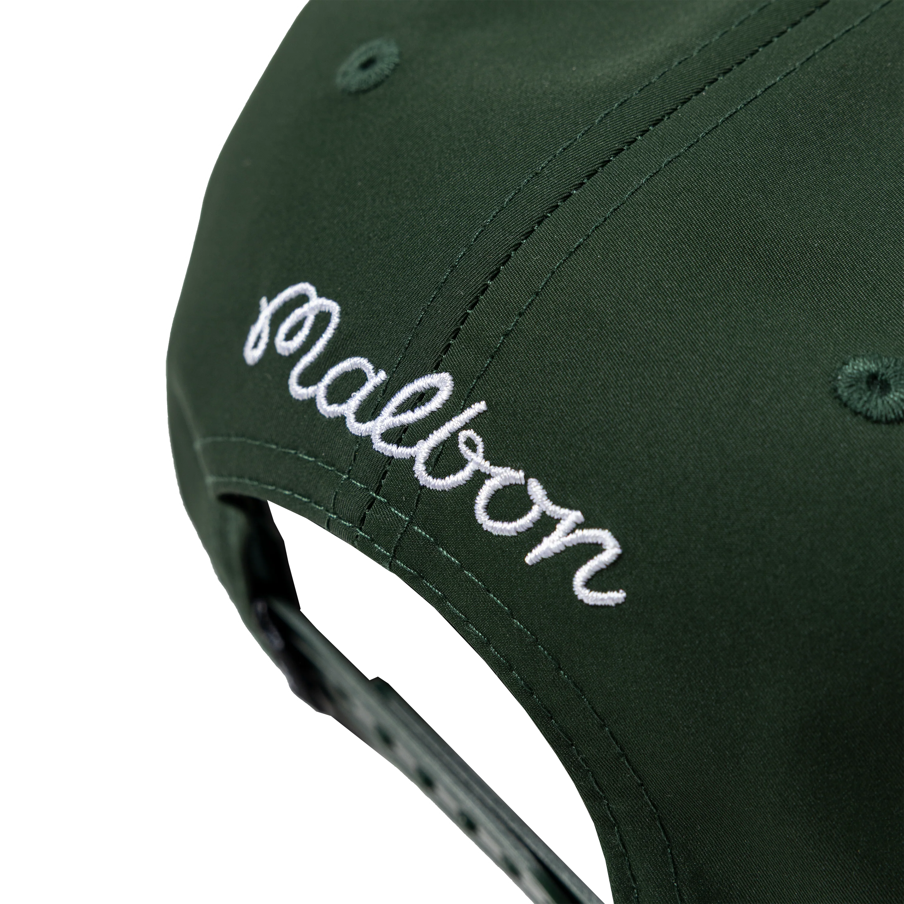 Malbon Golf Snapback Hat Green - Image 4