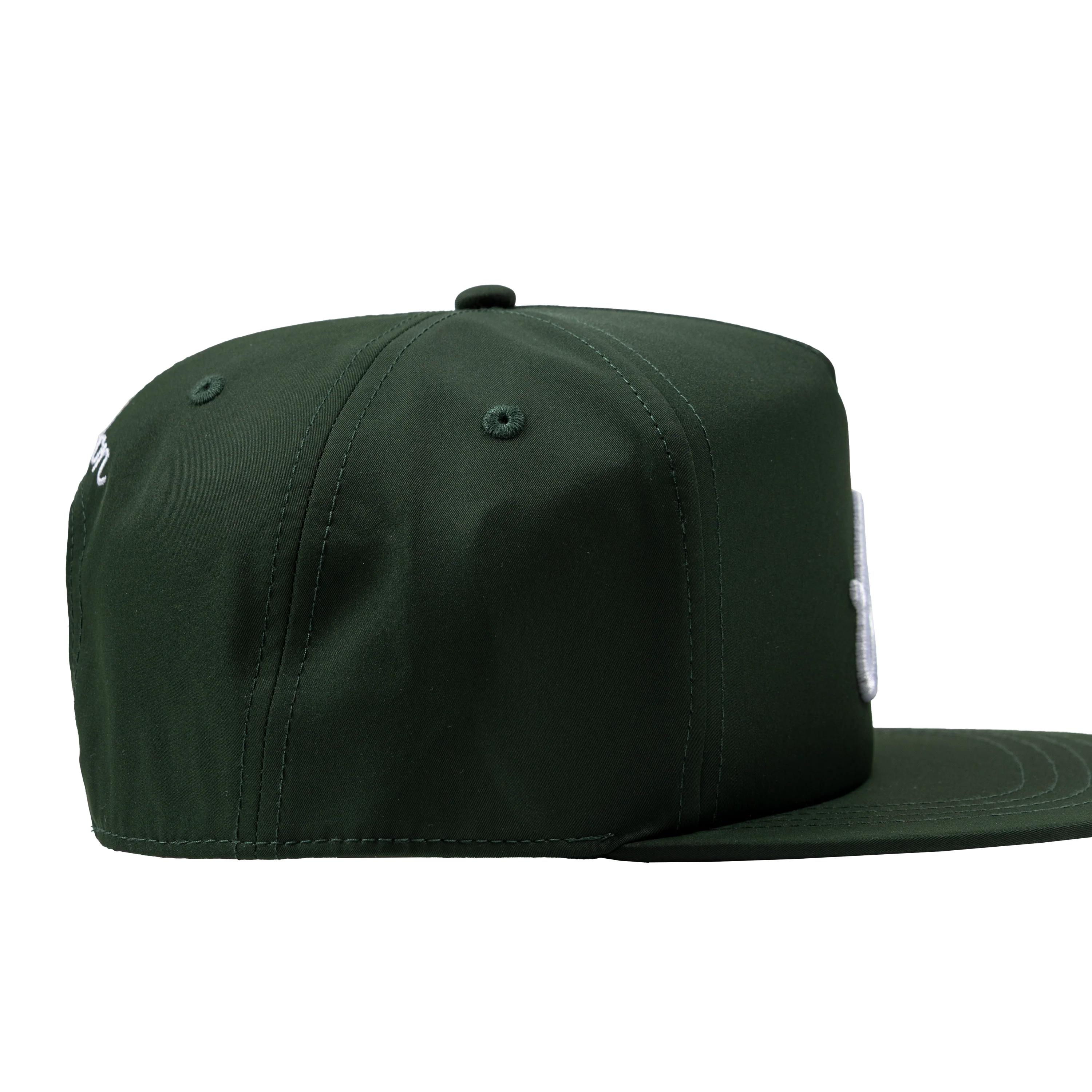 Malbon Golf Snapback Hat Green - Image 5
