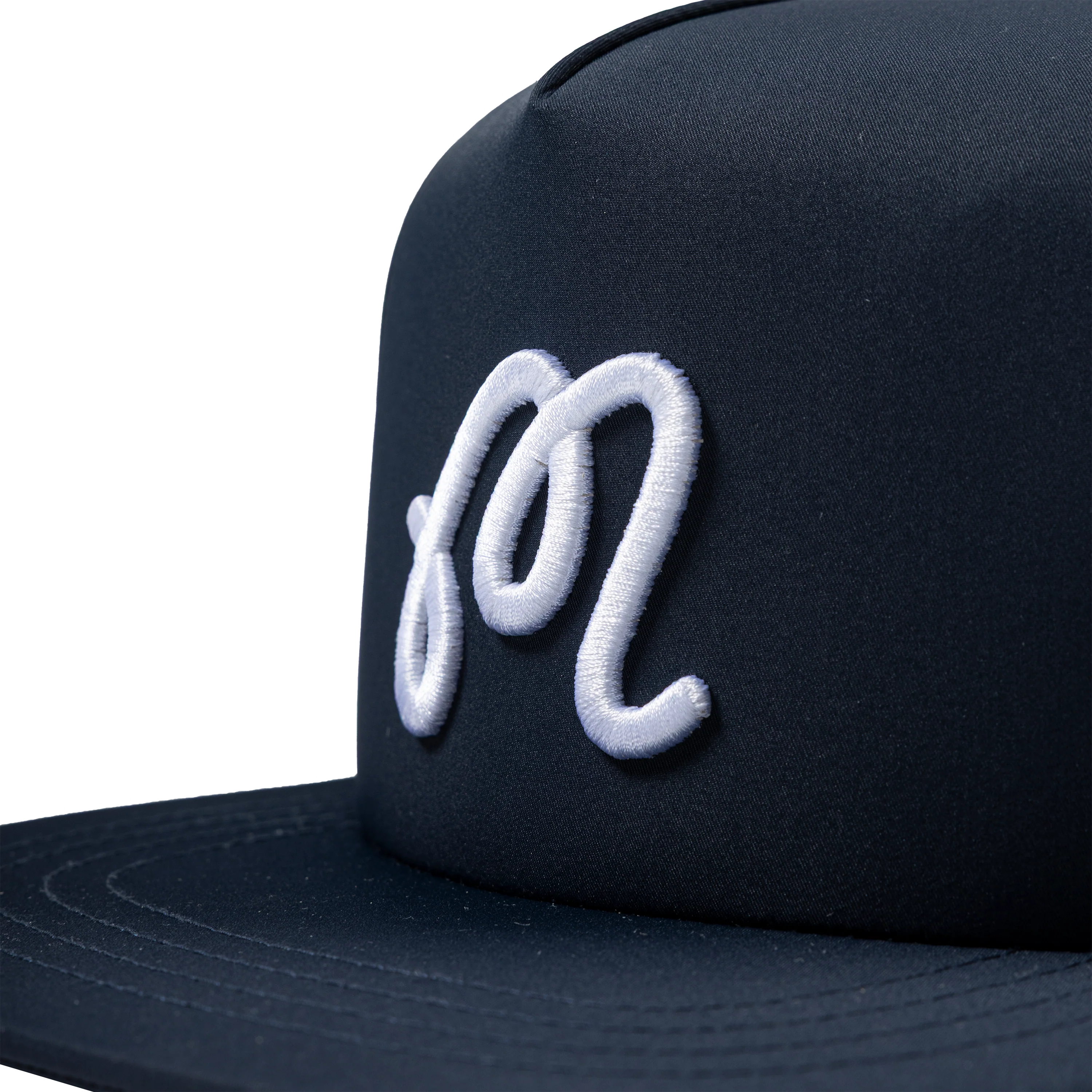 Malbon Golf Snapback Hat Navy - Image 2
