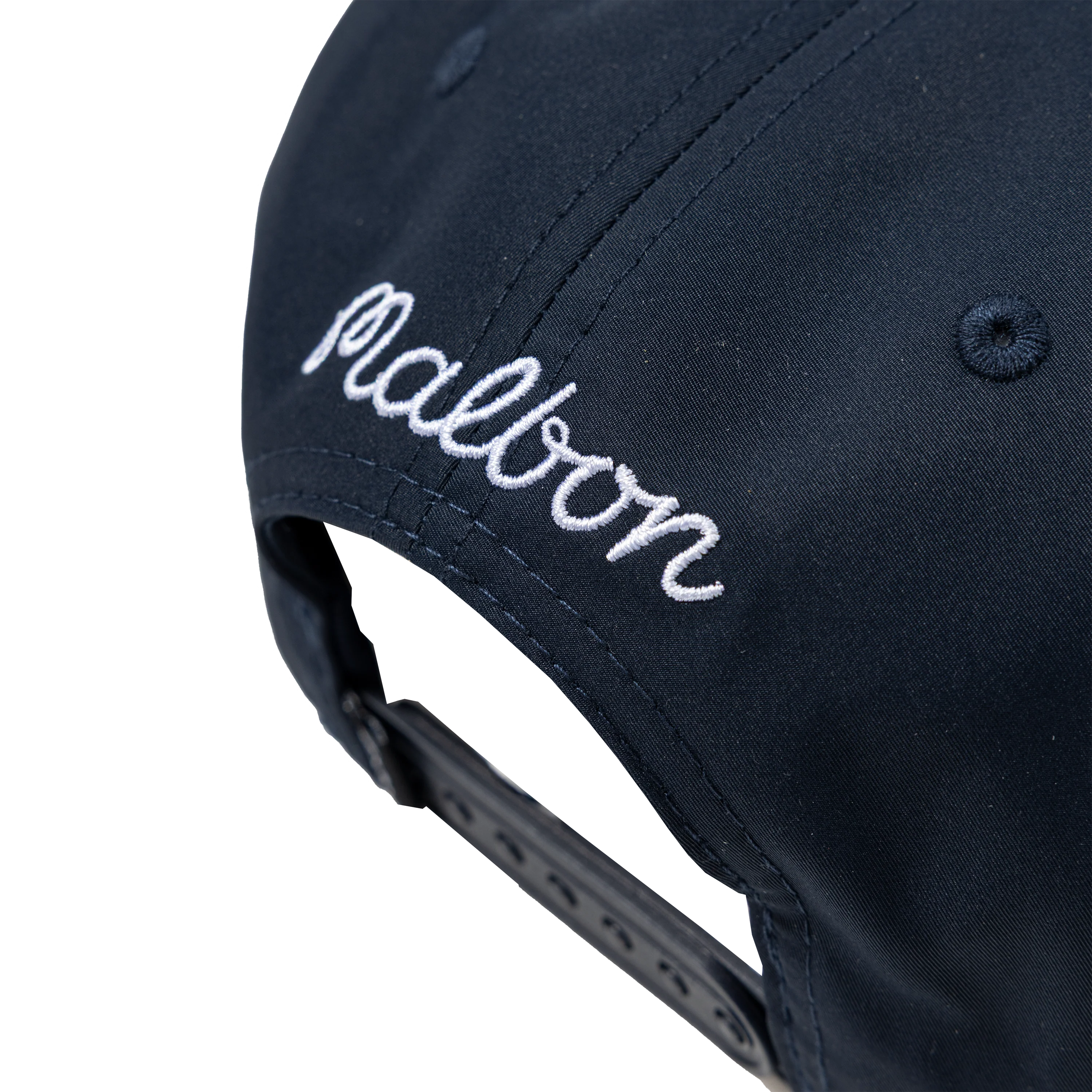 Malbon Golf Snapback Hat Navy - Image 4