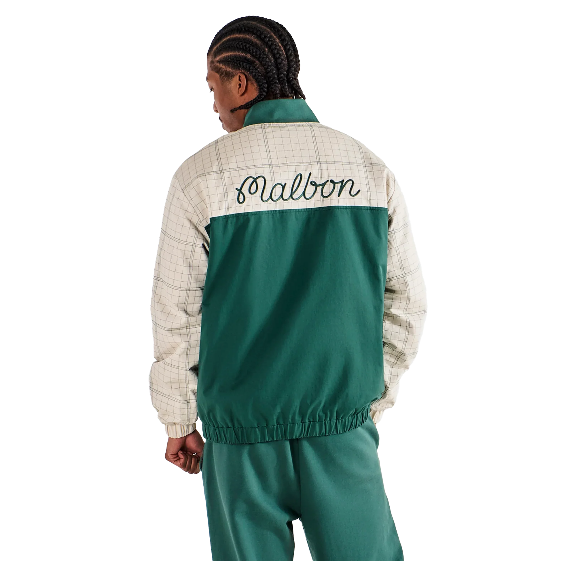 Malbon Golf Spruce Quarter Zip - Green - Image 2