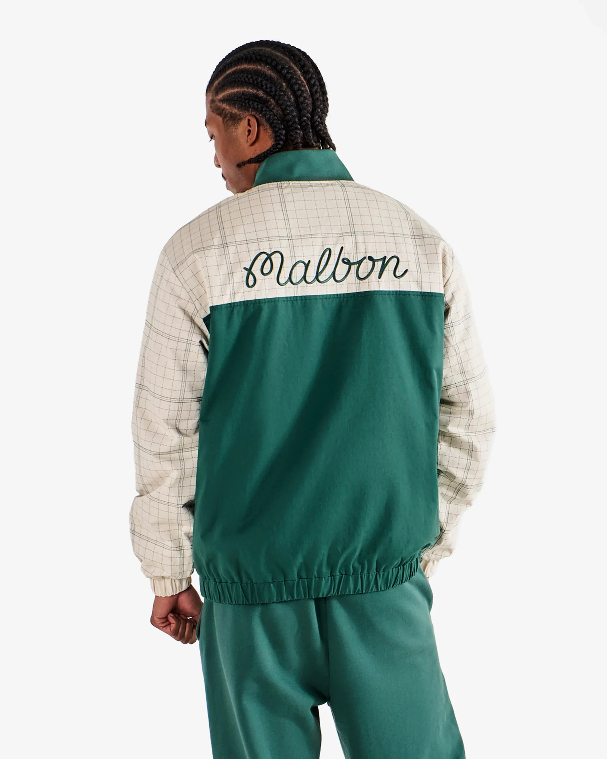 Malbon Golf Spruce Quarter Zip - Green - Image 6