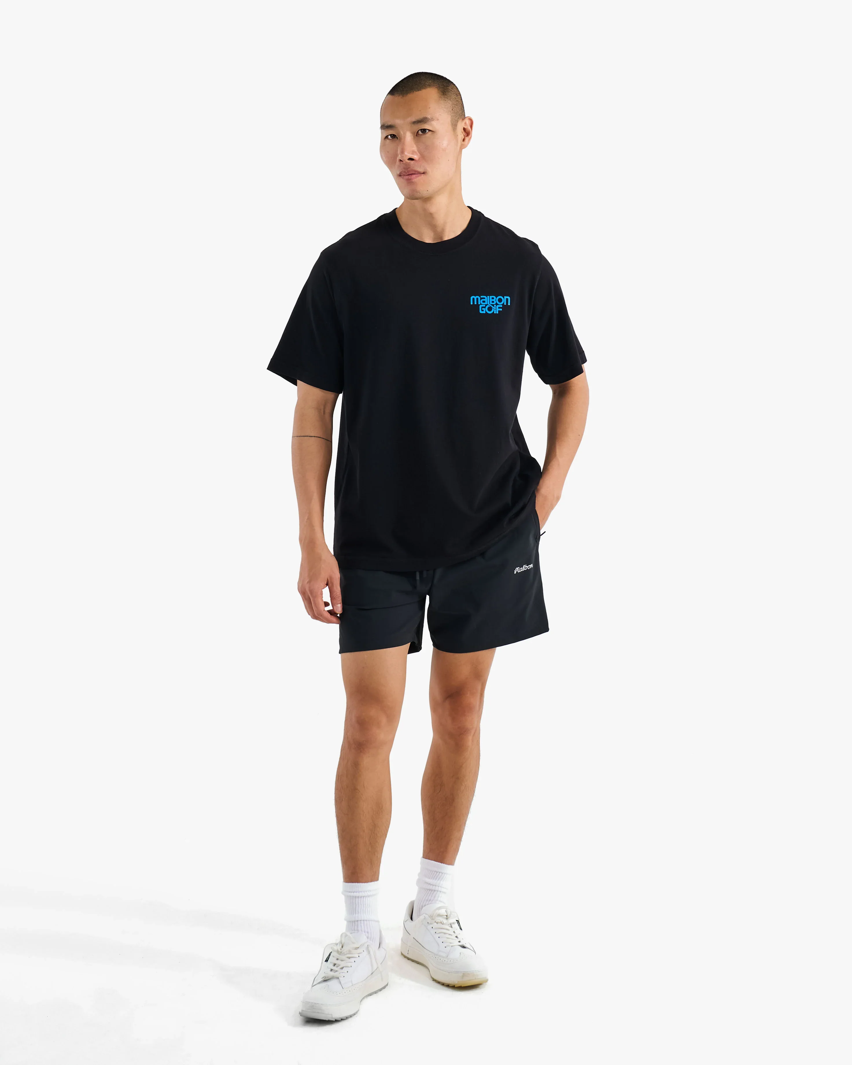 Malbon Golf Swing Oil T-Shirt - Black - Image 6