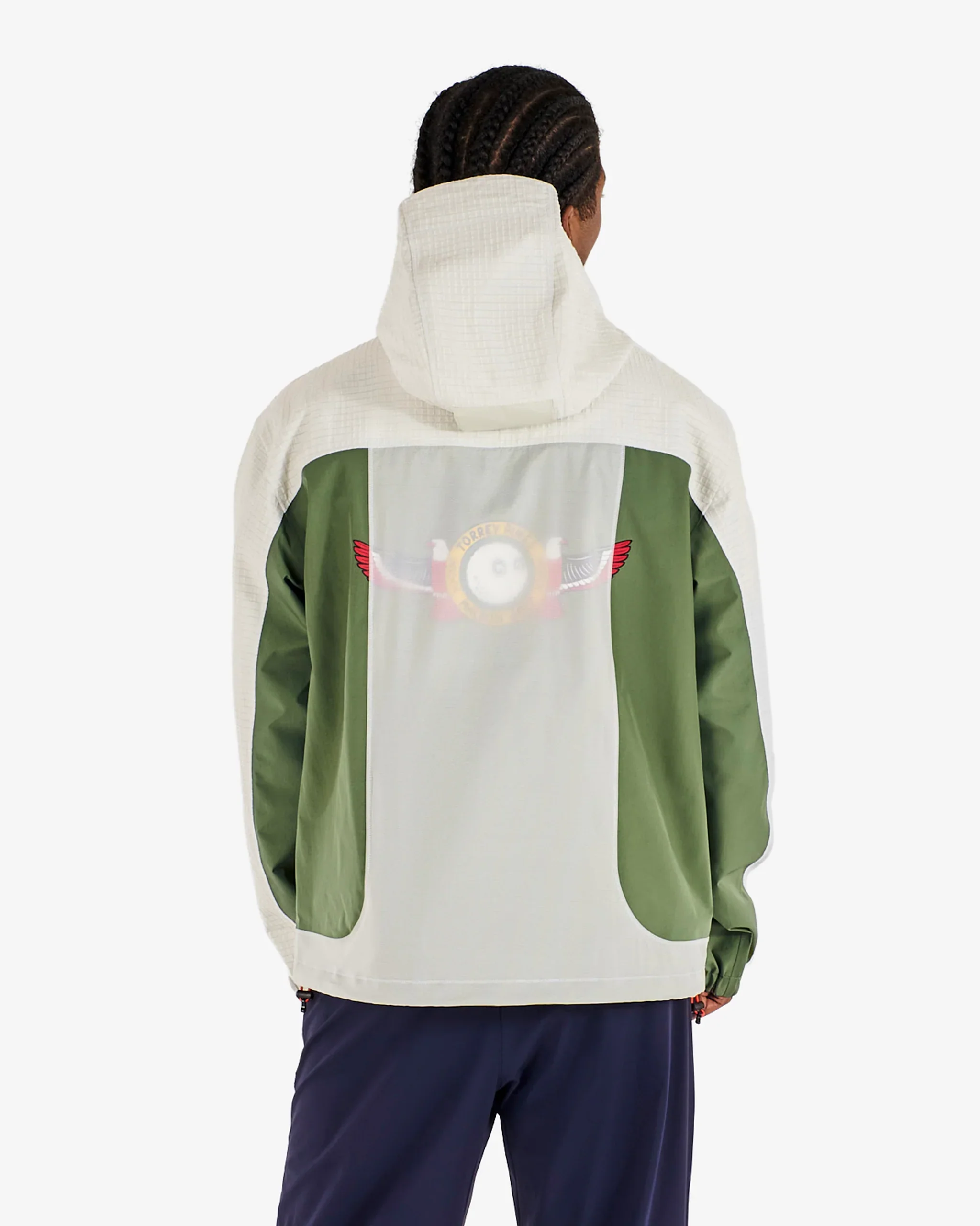 Malbon Golf Torrey Pines Rain Jacket - Green - Image 4